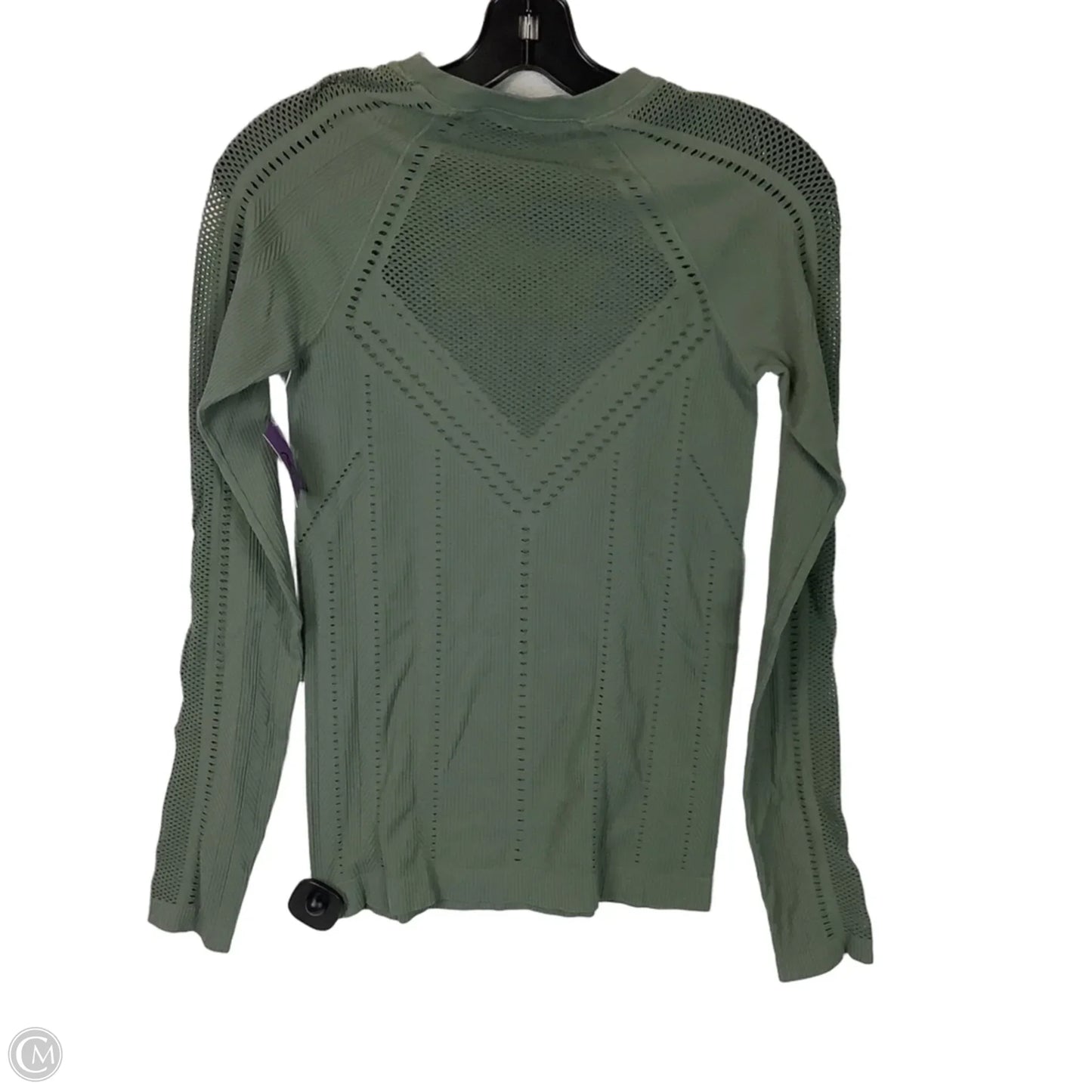 Athletic Top Long Sleeve Crewneck By Athleta In Green, Size: Xs