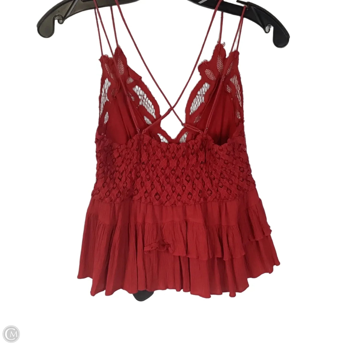 Top Sleeveless By Free People In Red, Size: Xs