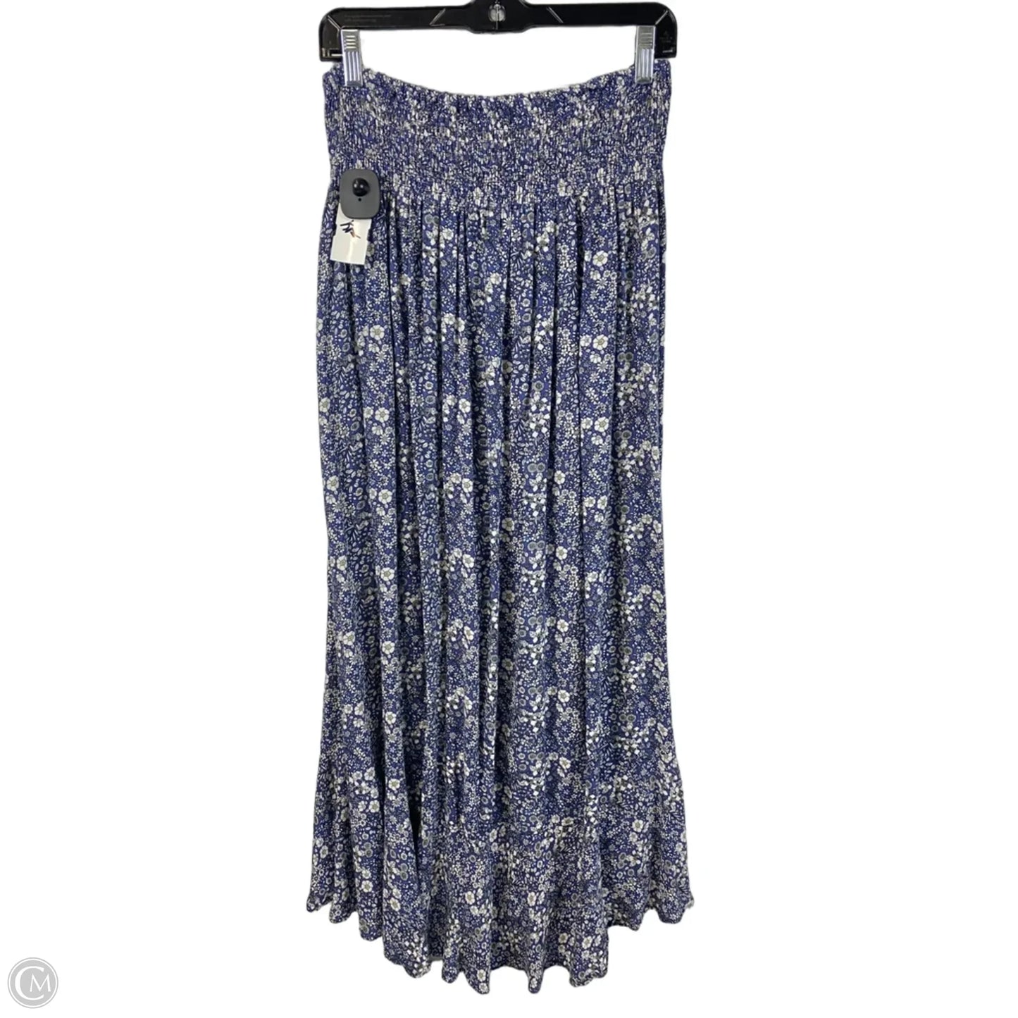 Skirt Maxi By Cynthia Rowley In Blue & White, Size: L