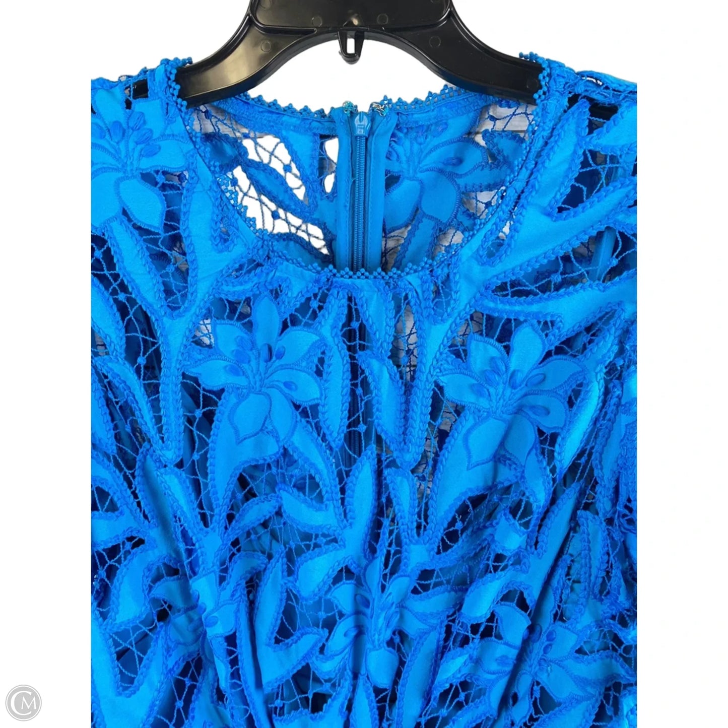 Dress Casual Maxi By Ml Monique Lhuillier In Blue, Size: 12