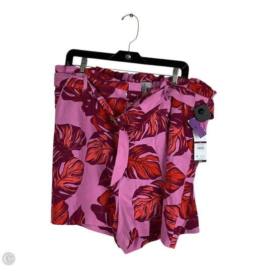 Shorts By Clothes Mentor In Purple, Size: Xxl