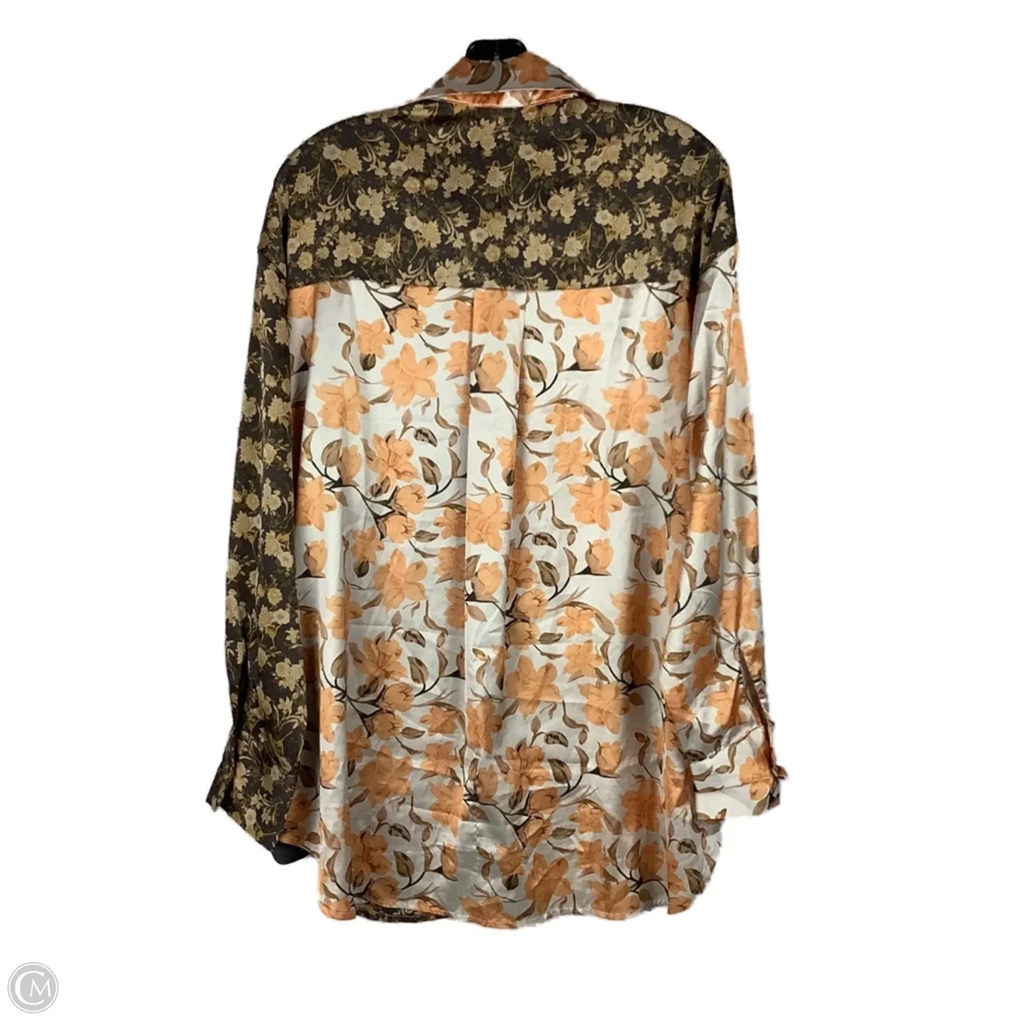 Top Long Sleeve By Entro In Floral Print, Size: M