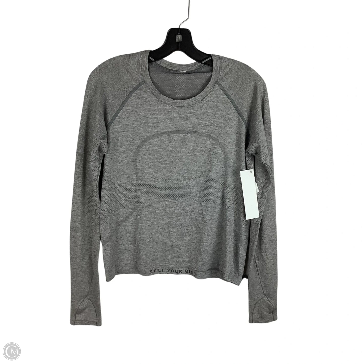 Athletic Top Long Sleeve Crewneck By Lululemon In Grey Size: 10