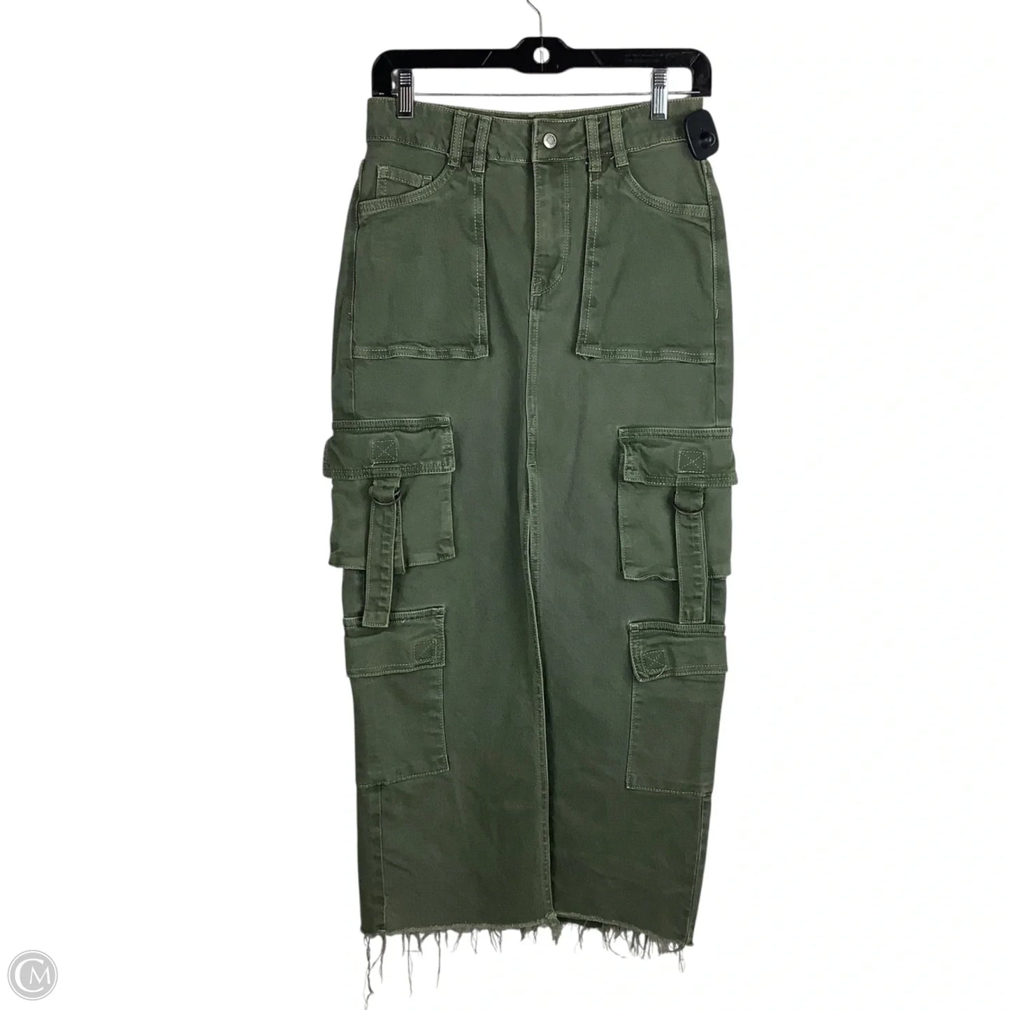 Skirt Maxi By Pacsun In Green, Size: Xs