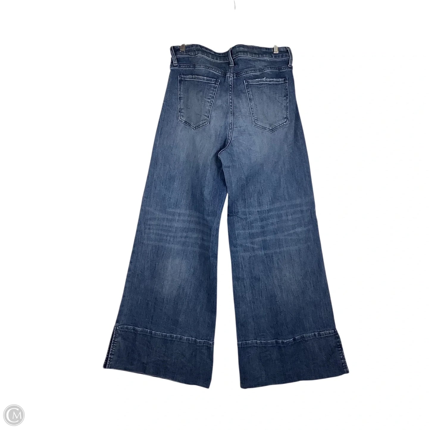 Jeans Wide Leg By Kut In Blue Denim, Size: 12