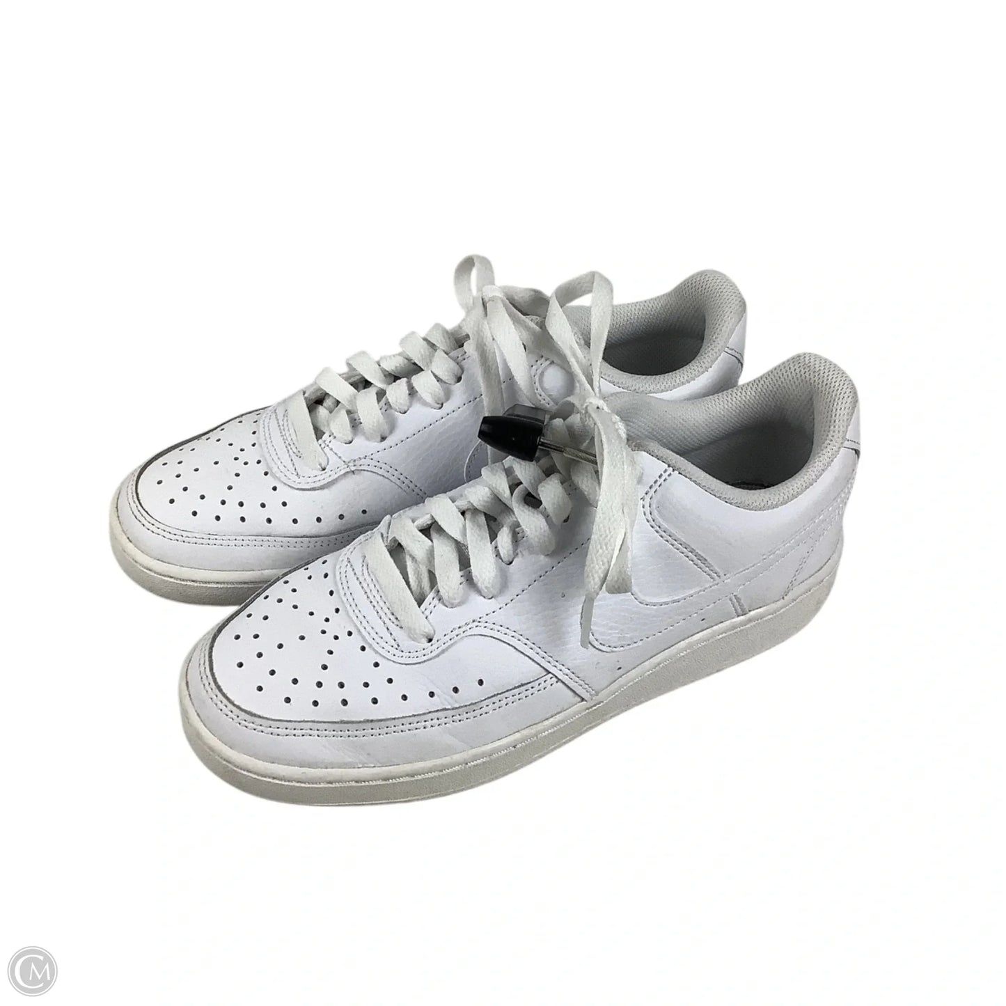 Shoes Athletic By Nike In White, Size: 7.5