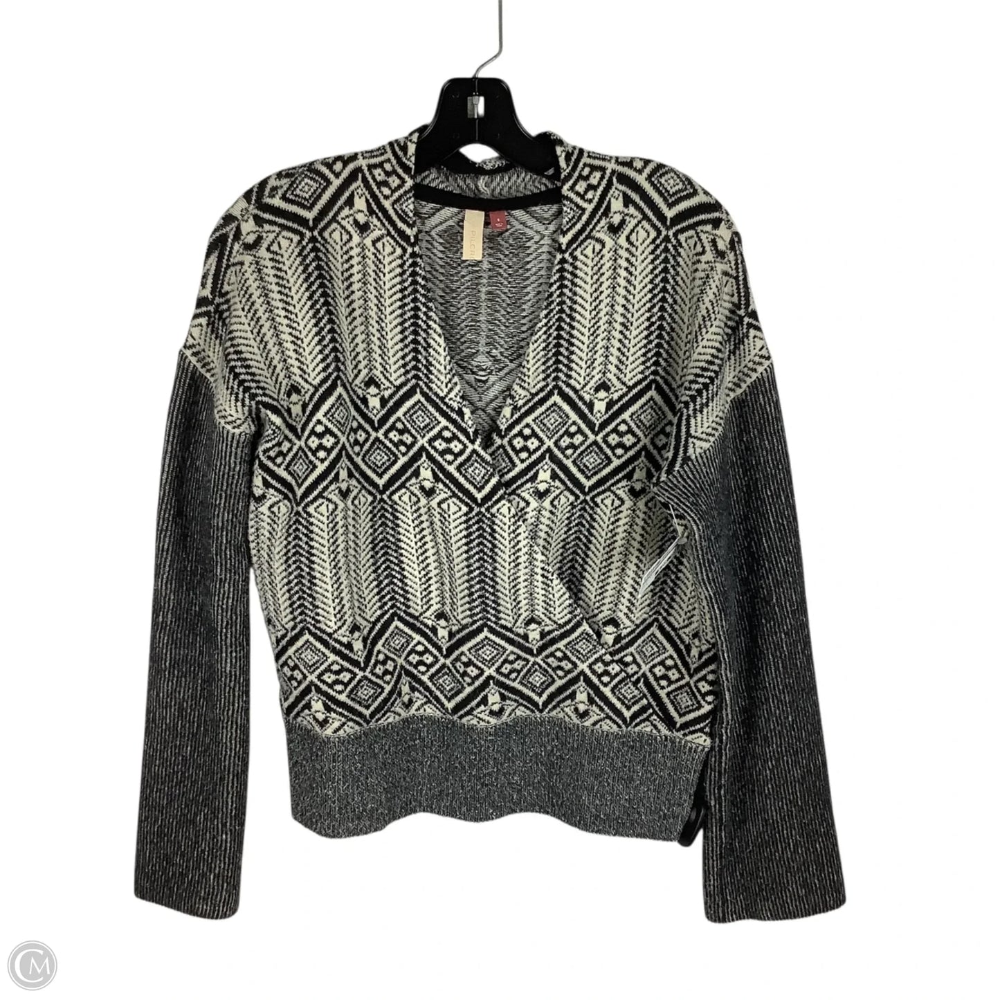Sweater By Pilcro In Black & Cream, Size: S