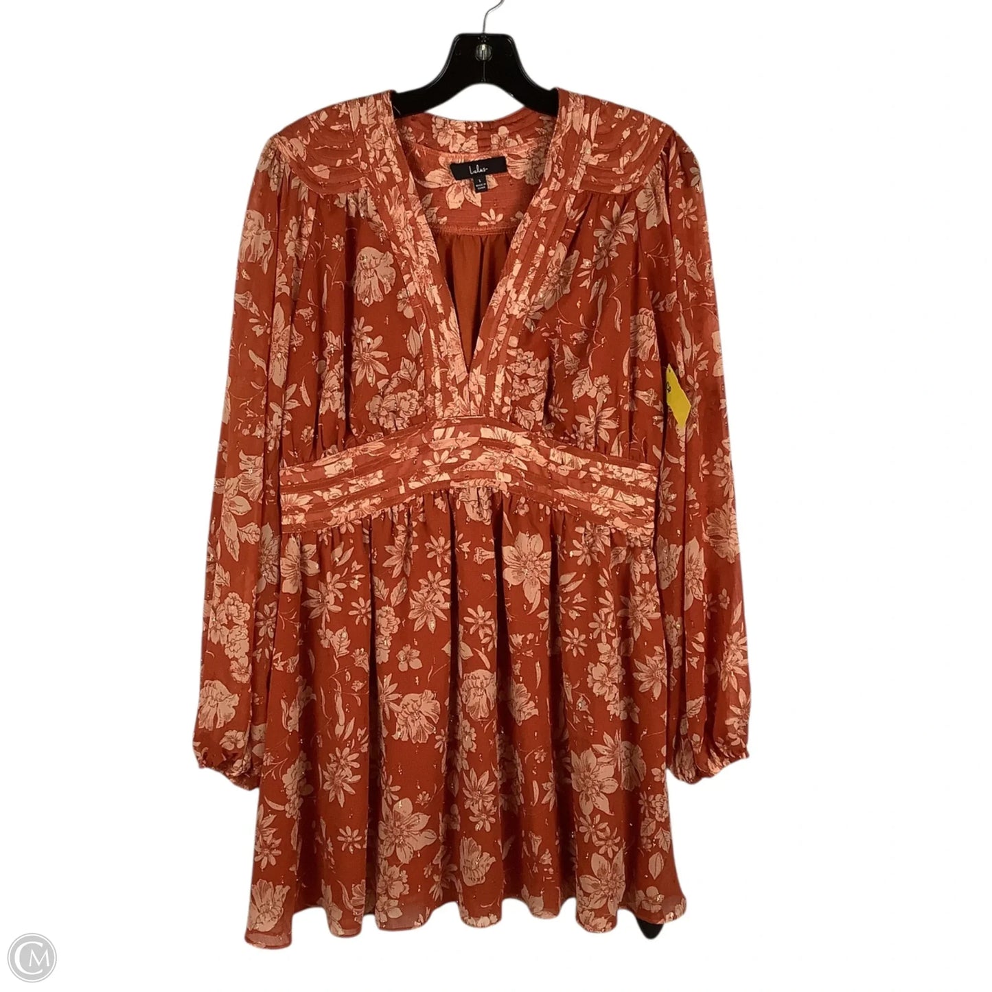 Dress Party Short By Lulus In Orange, Size: L