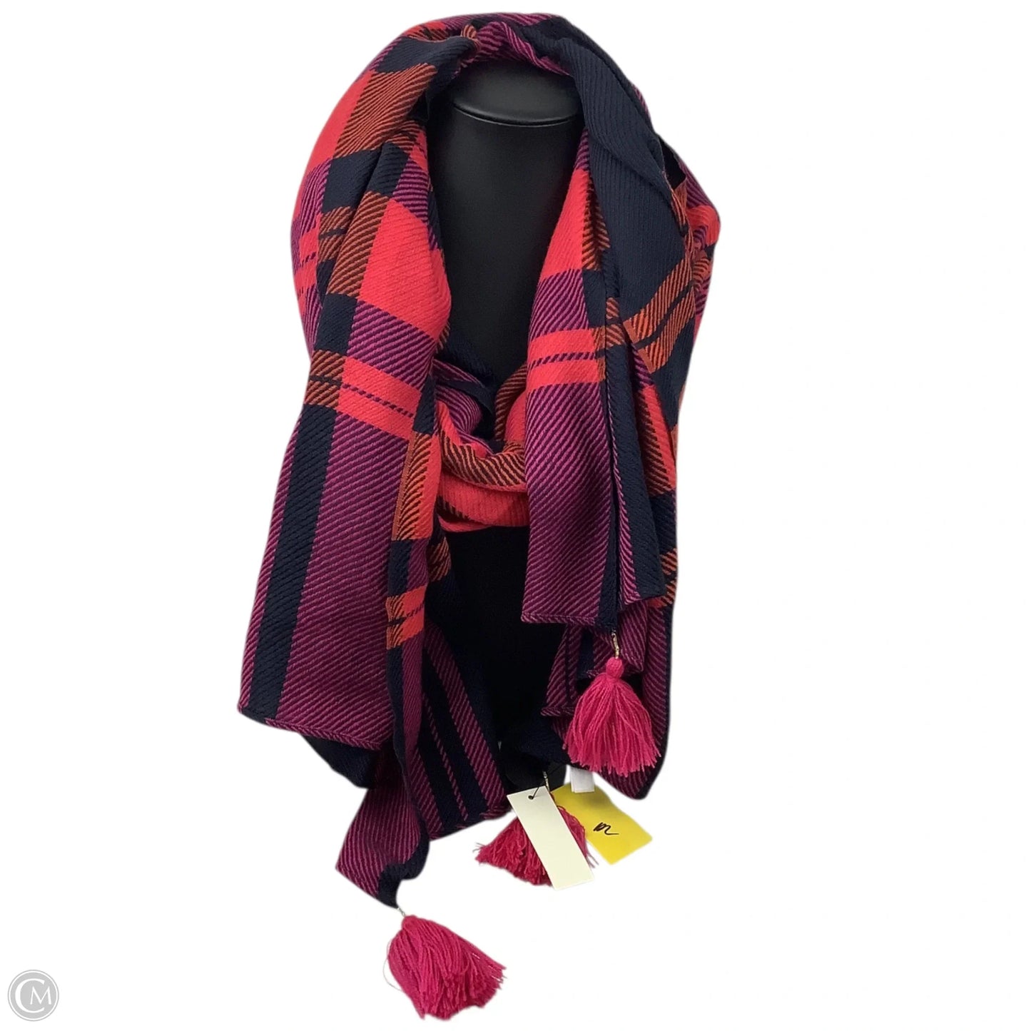 Scarf Winter By Talbots In Plaid Pattern