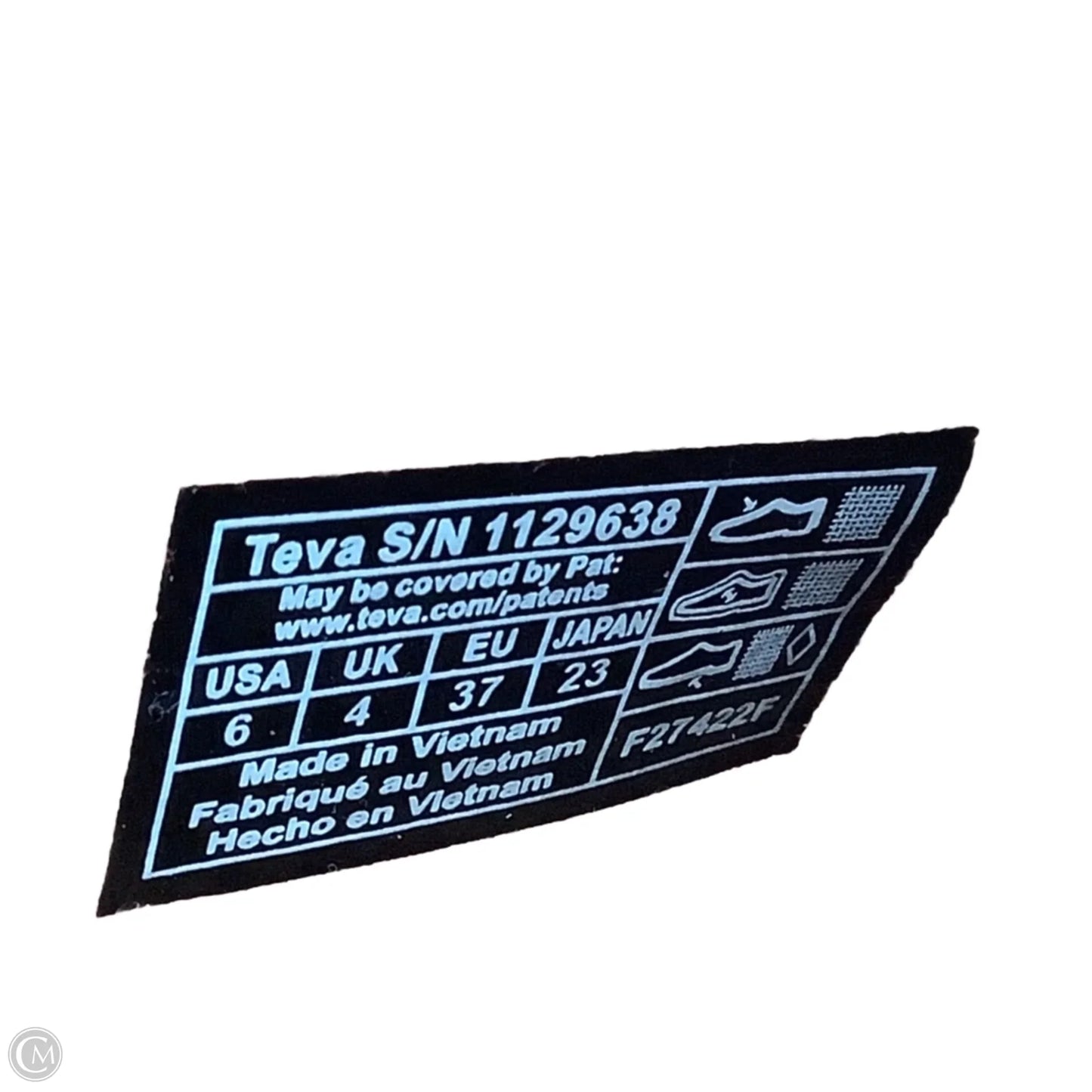 Shoes Athletic By Teva In Orange, Size: 6