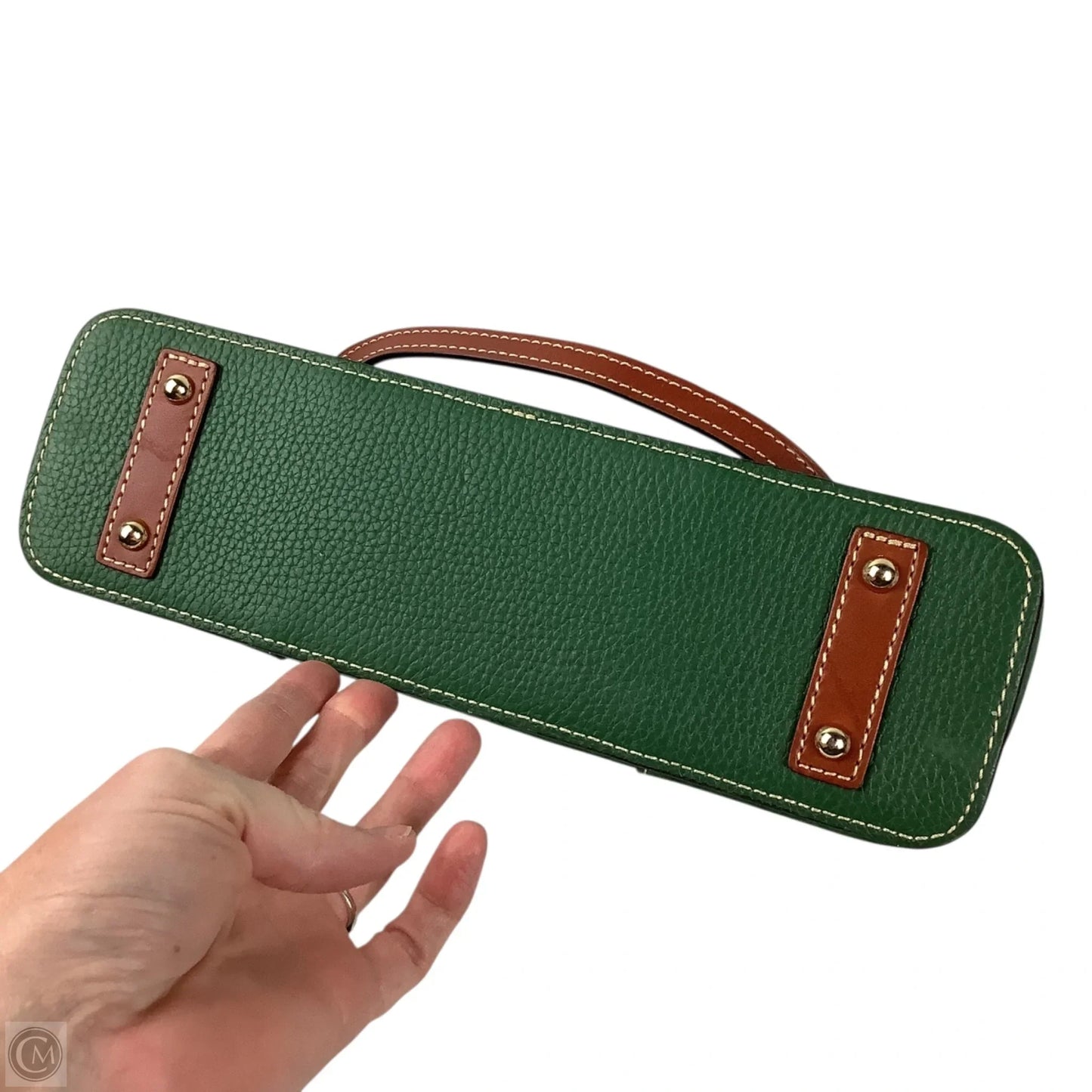 Handbag Designer Leather By Dooney And Bourke, Size: Medium