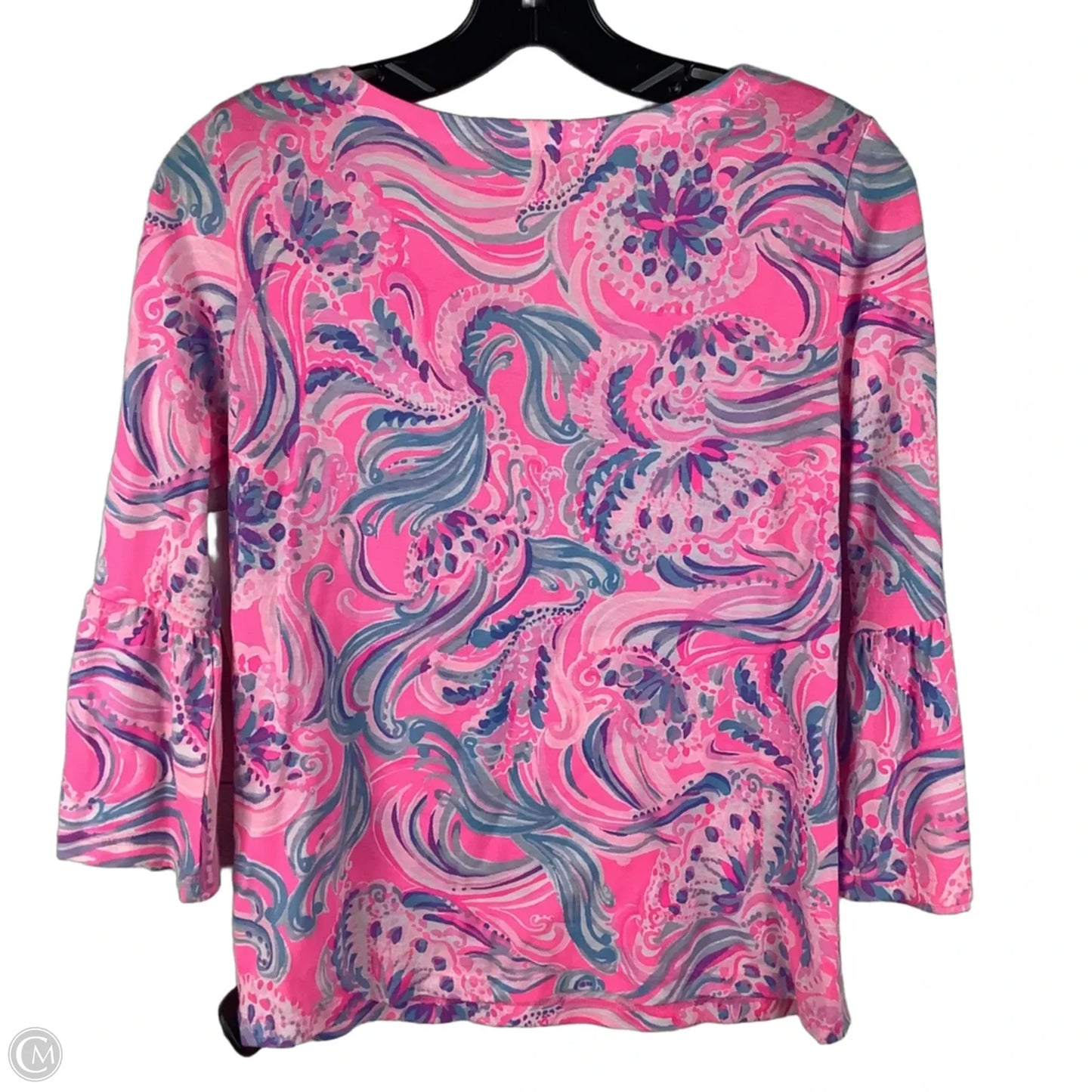 Top Long Sleeve Designer By Lilly Pulitzer In Pink, Size: Xs