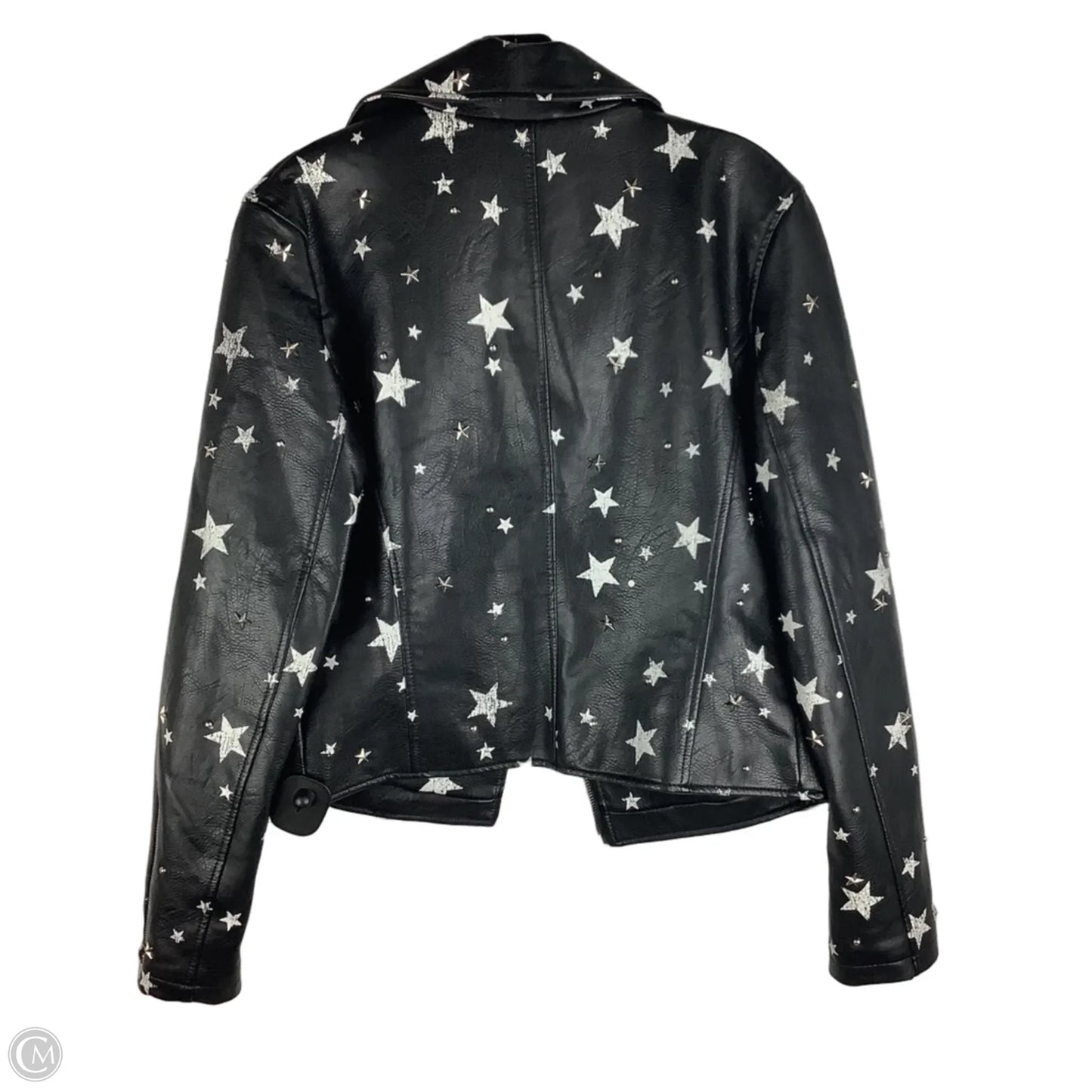 Jacket Moto By Vigoss In Black, Size: S