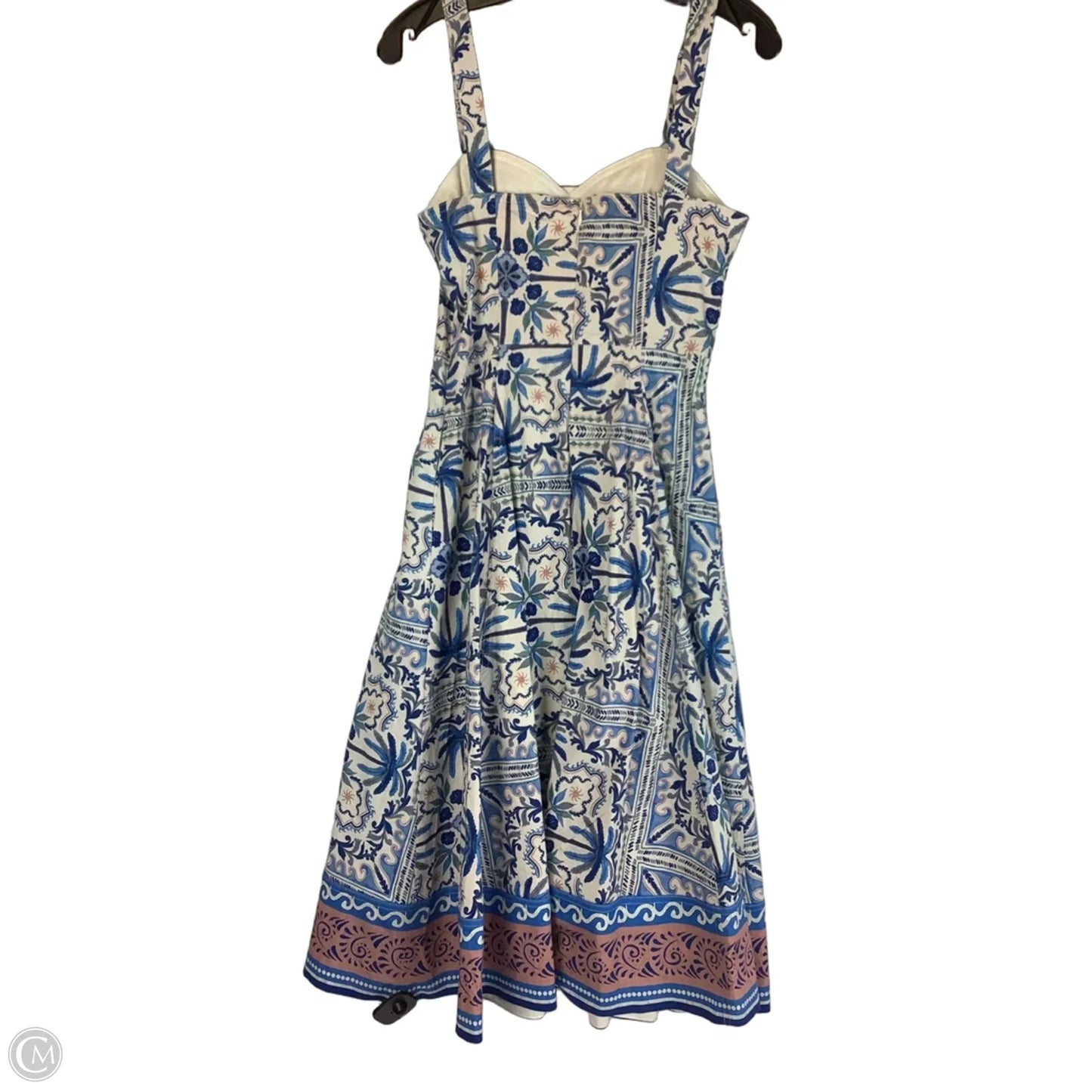 Dress Party Midi By Avec Les Filles In Tropical Print, Size: 2