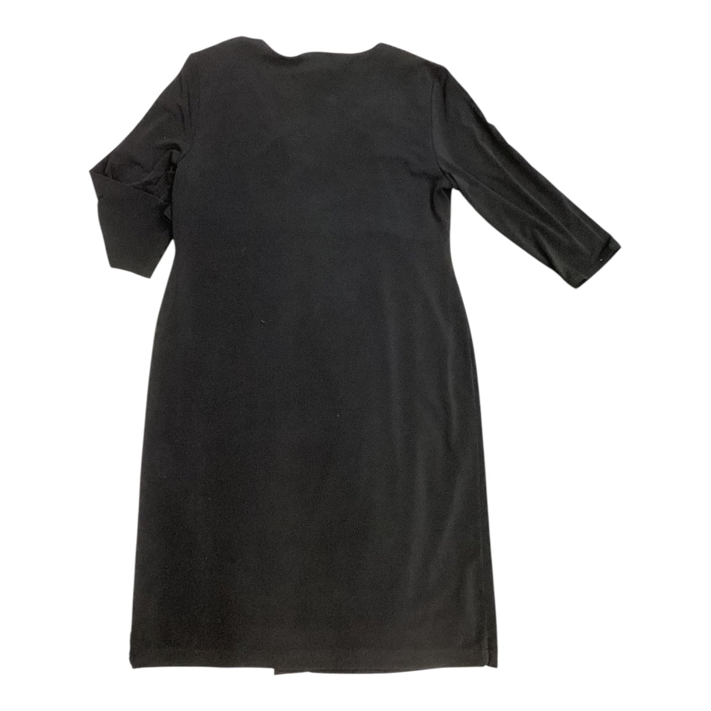 Dress Casual Midi By Chicos In Black, Size:2