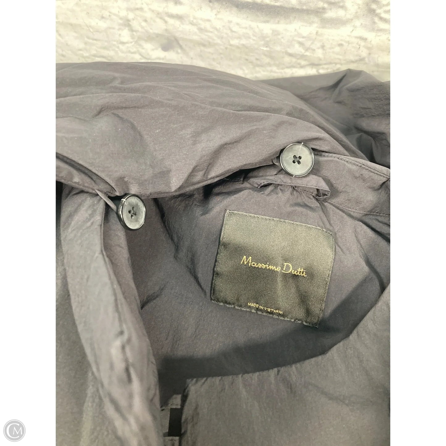 Jacket Puffer & Quilted By Massimo Dutti In Black, Size: S