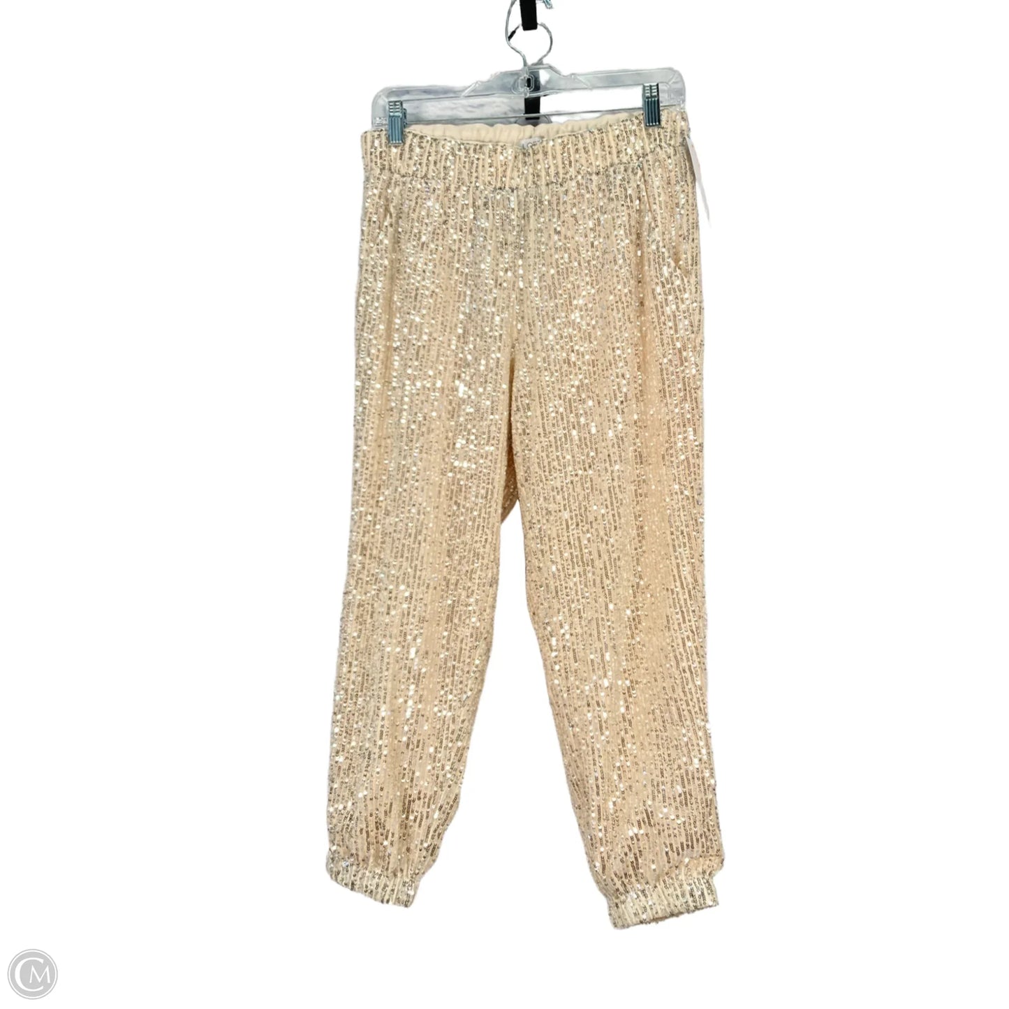 Pants Other By Loft In Cream & Silver, Size: 4