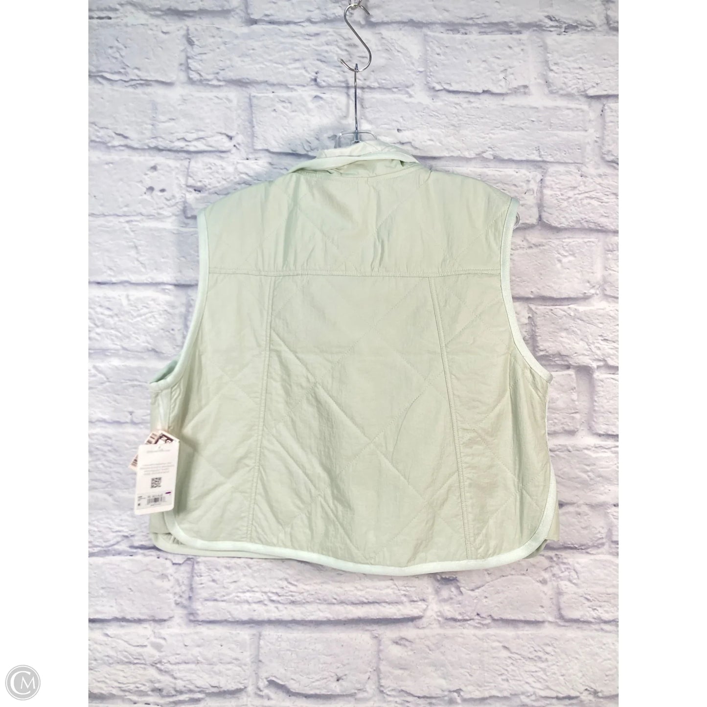 Vest Puffer & Quilted By Clothes Mentor In Green, Size: M