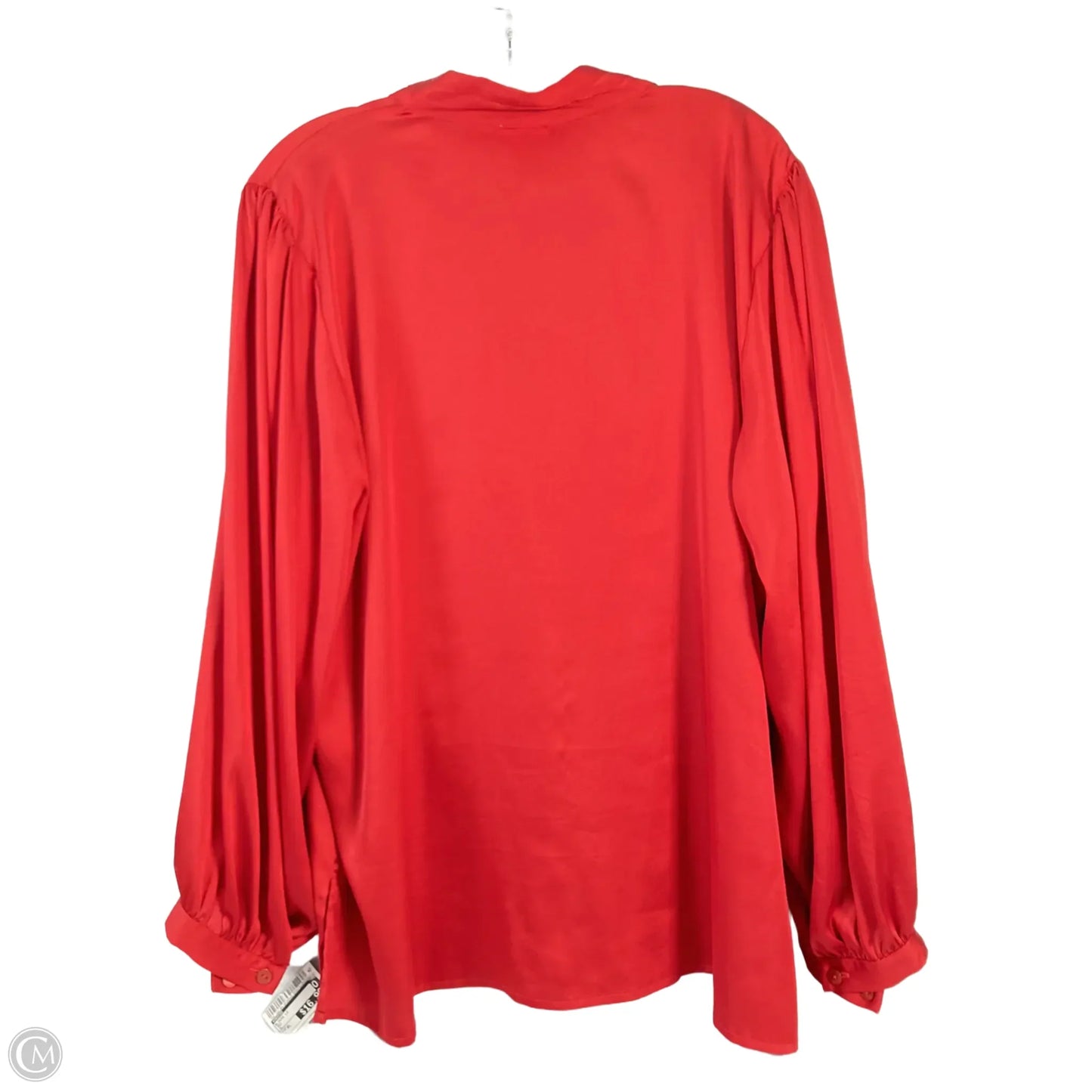 Blouse Long Sleeve By Chicos In Red, Size: Xl
