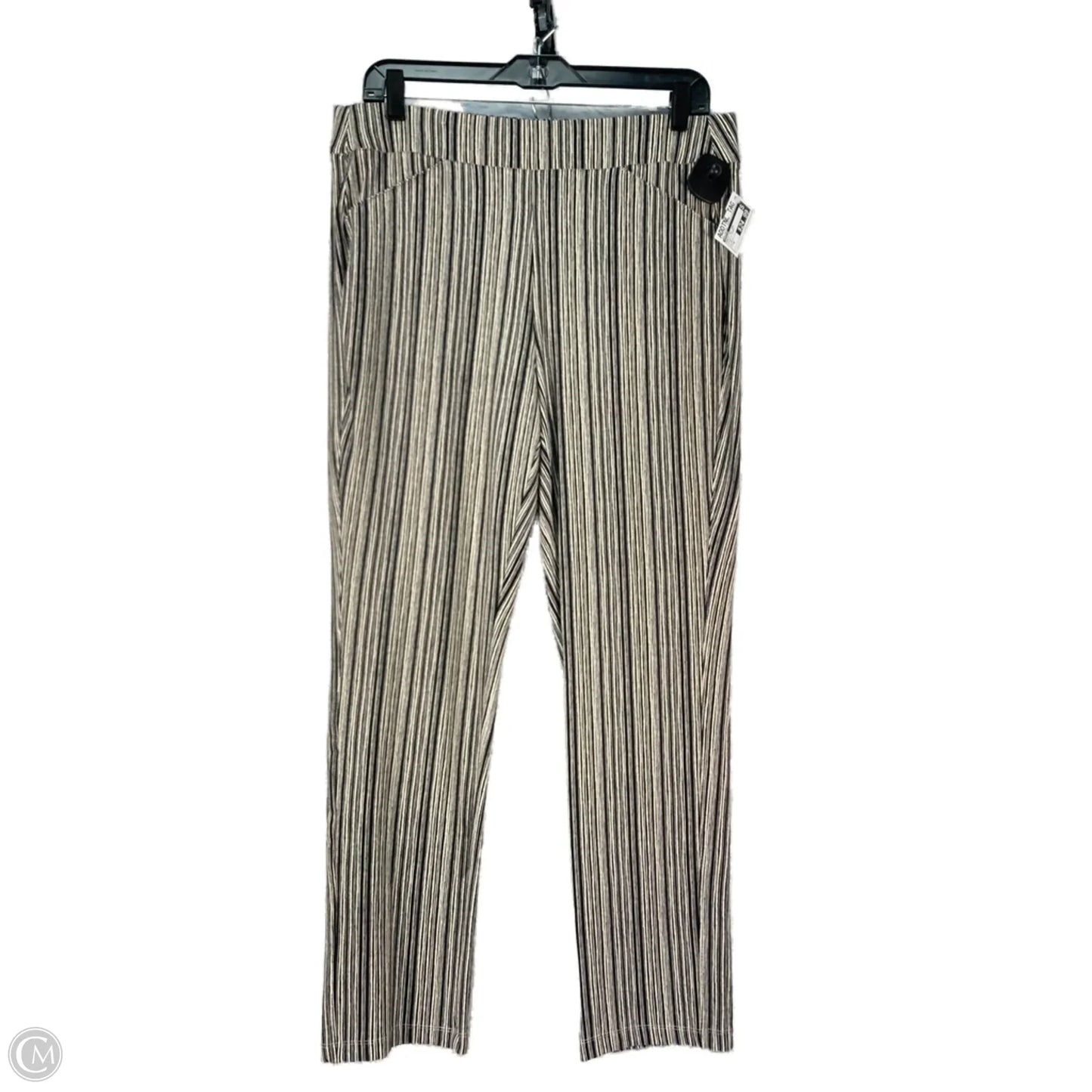 Pants Set 2pc By Chicos In Black & Cream, Size: 8