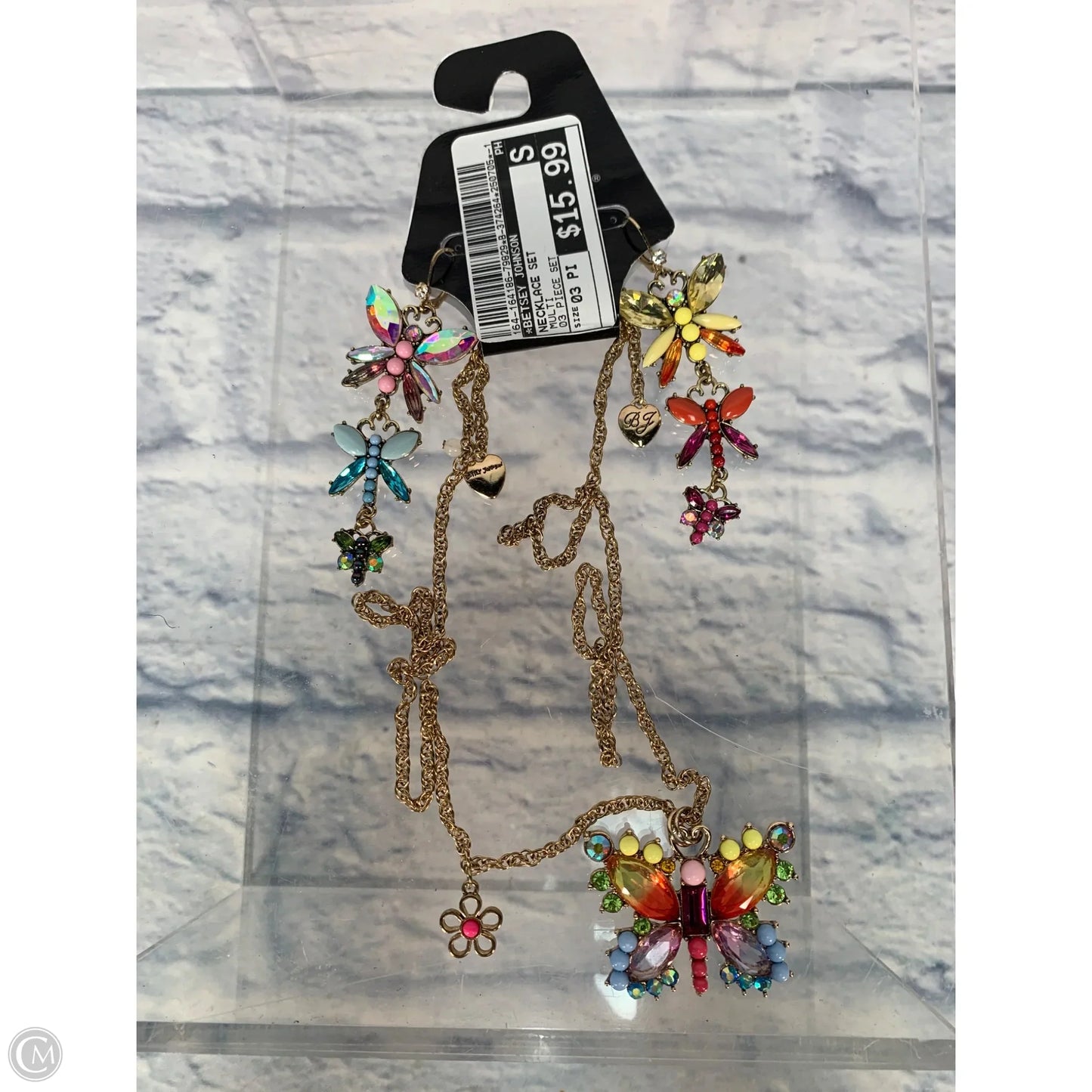 Necklace Set By Betsey Johnson, Size: 03 Piece Set