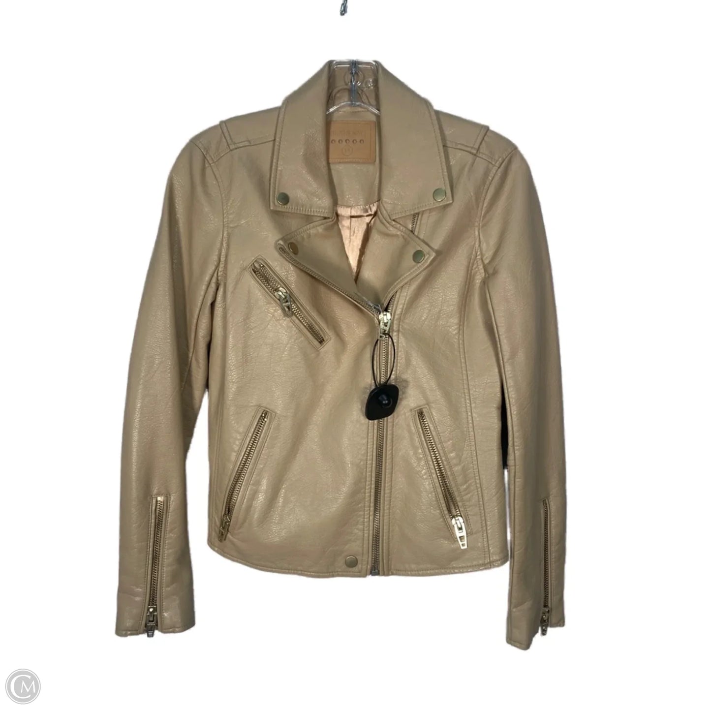 Jacket Moto By Blanknyc In Tan, Size: Xs