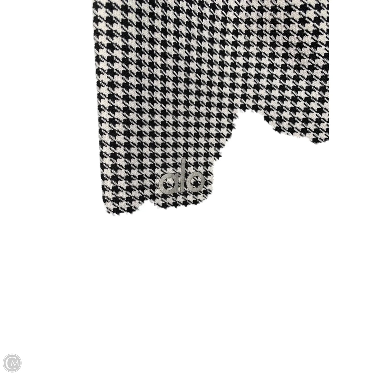 Athletic Leggings By Alo In Black & White, Size: Xs