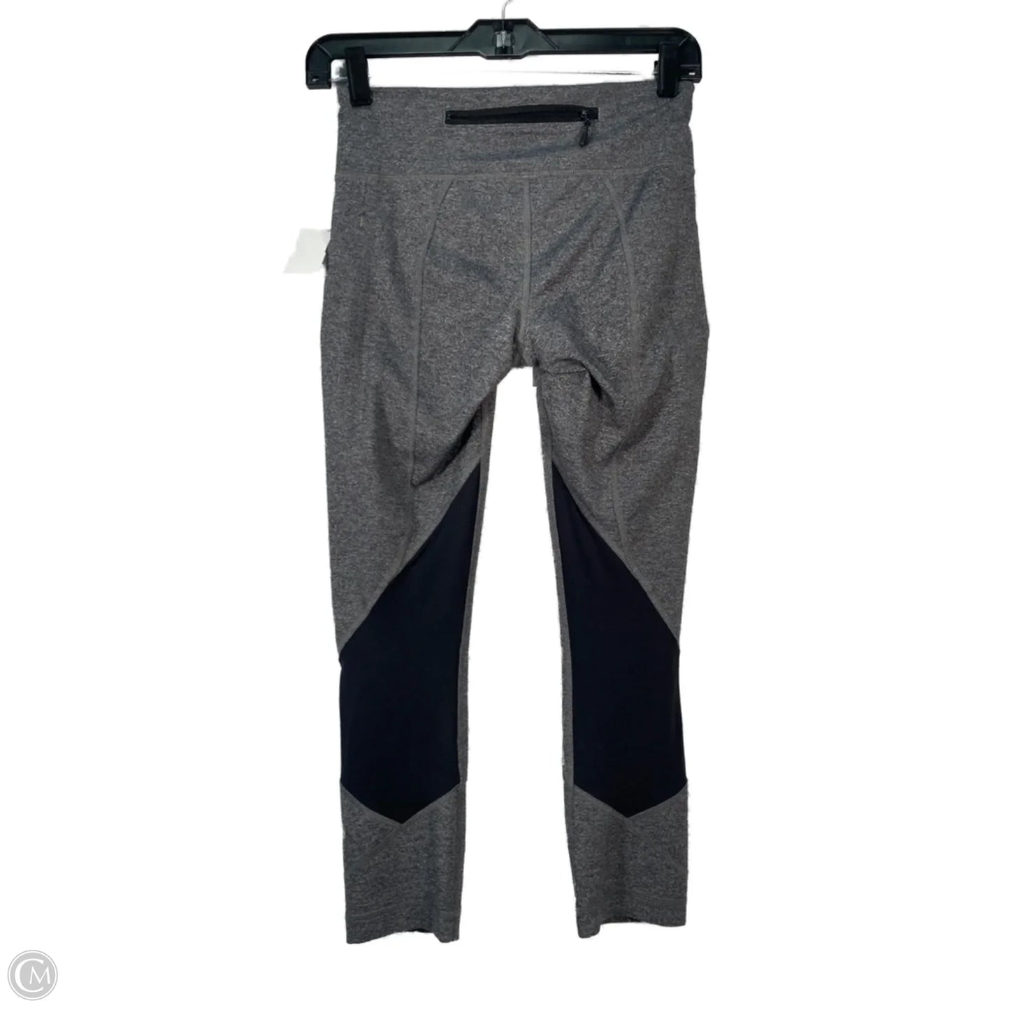 Athletic Pants By Lululemon In Black & Grey, Size: S