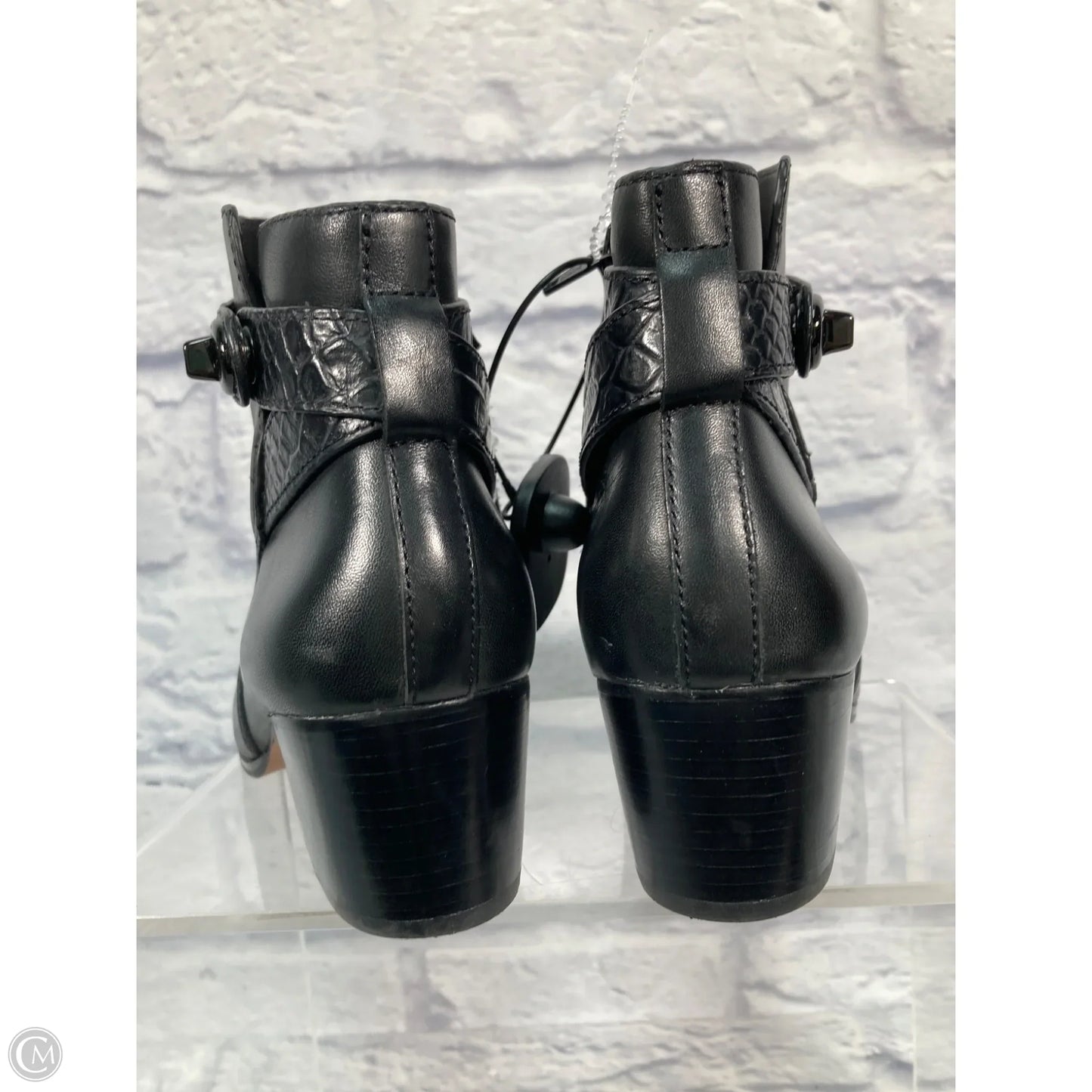 Boots Designer By Coach In Black, Size: 7