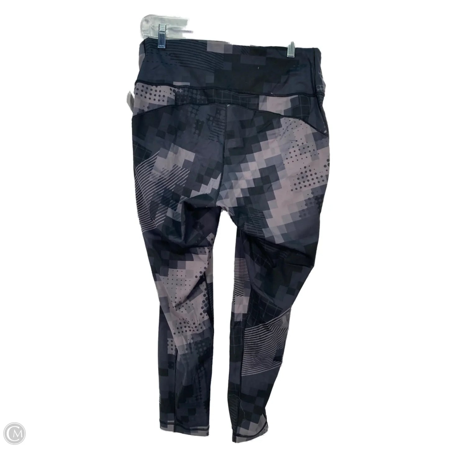 Athletic Leggings By Adidas In Black & Grey, Size: 1x