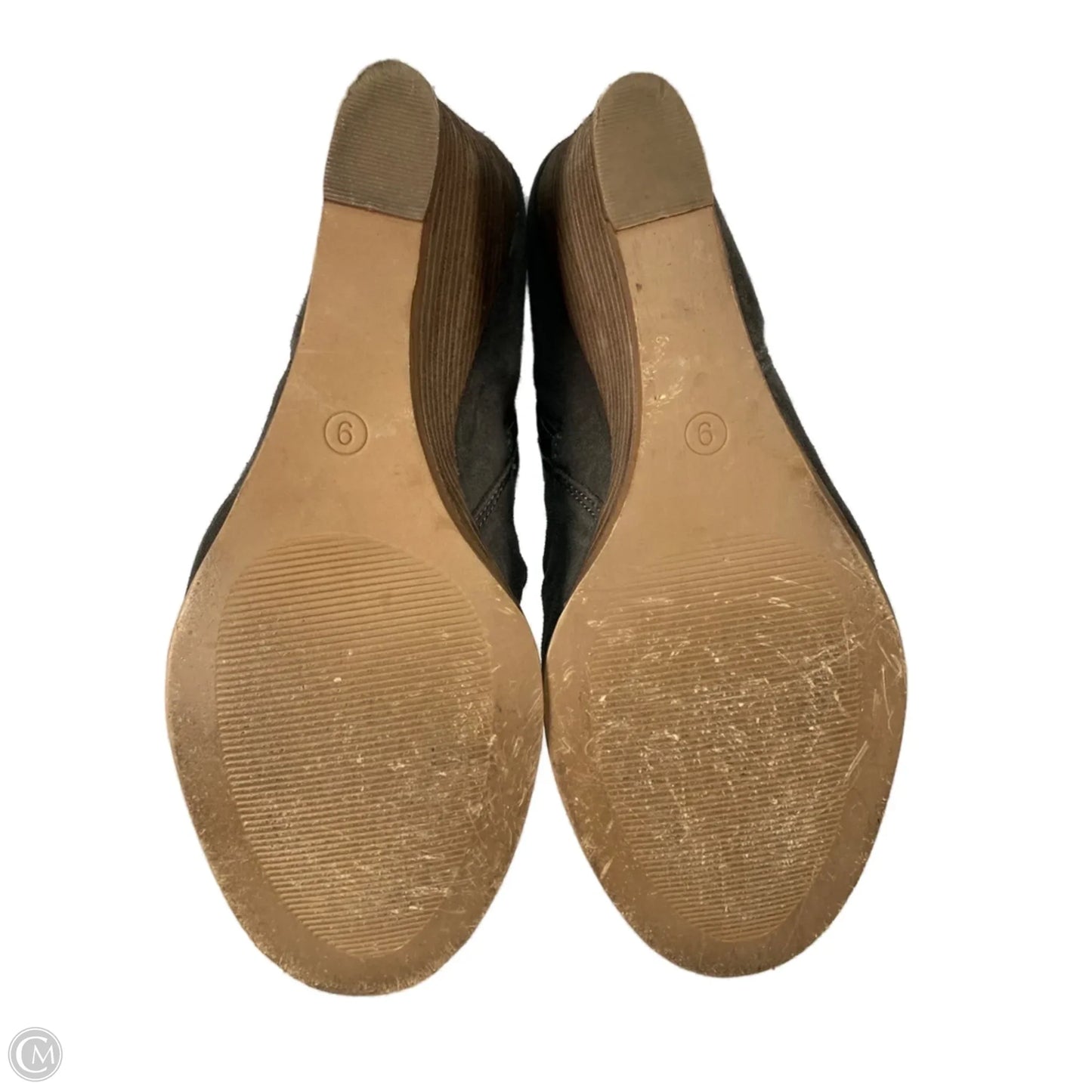 Boots Ankle Heels By Diba In Grey, Size: 9