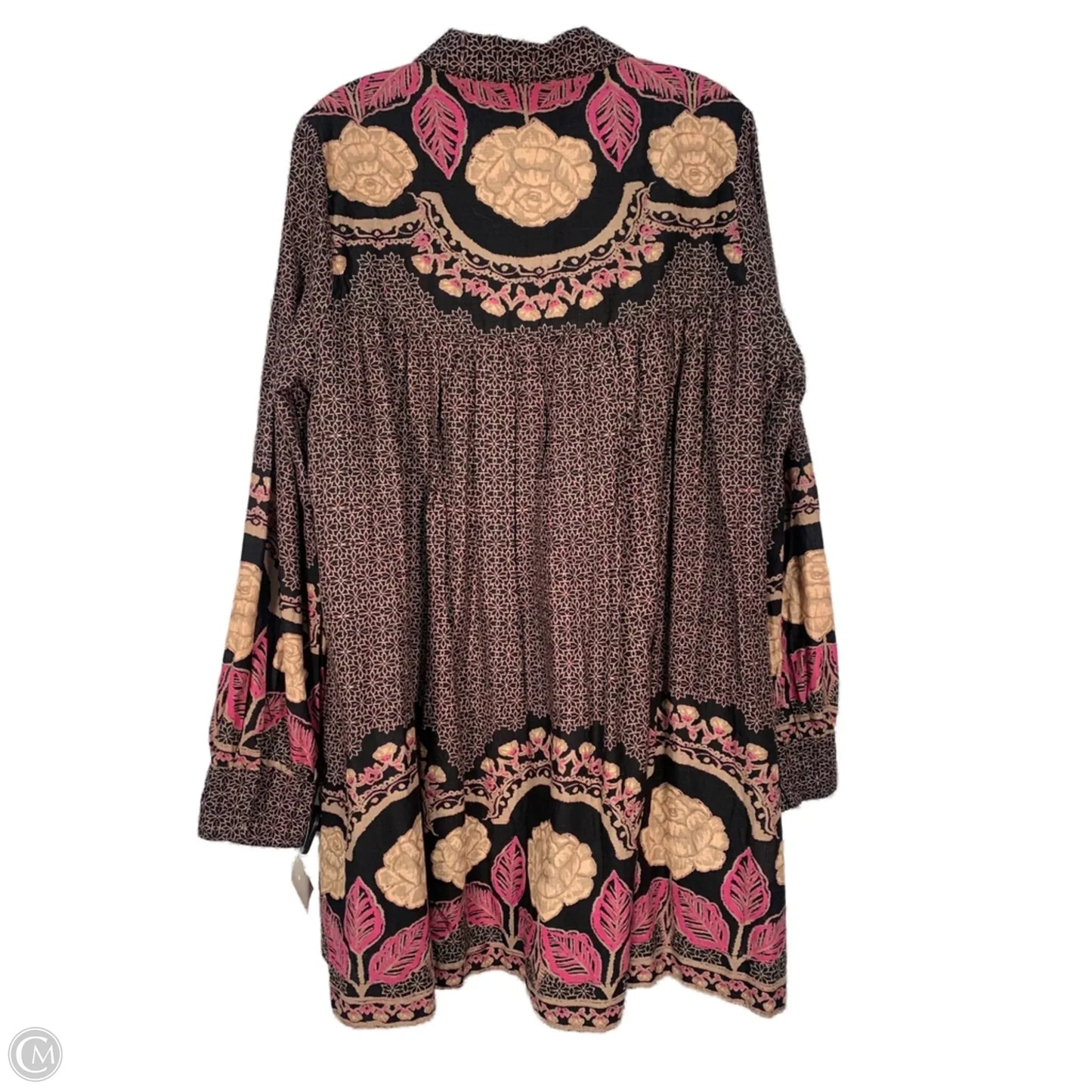 Dress Party Midi By Free People In Black & Cream, Size: M