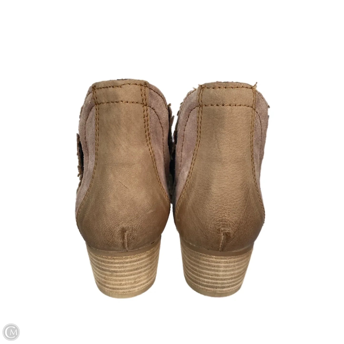 Boots Ankle Heels By Very Volatile In Tan, Size: 8