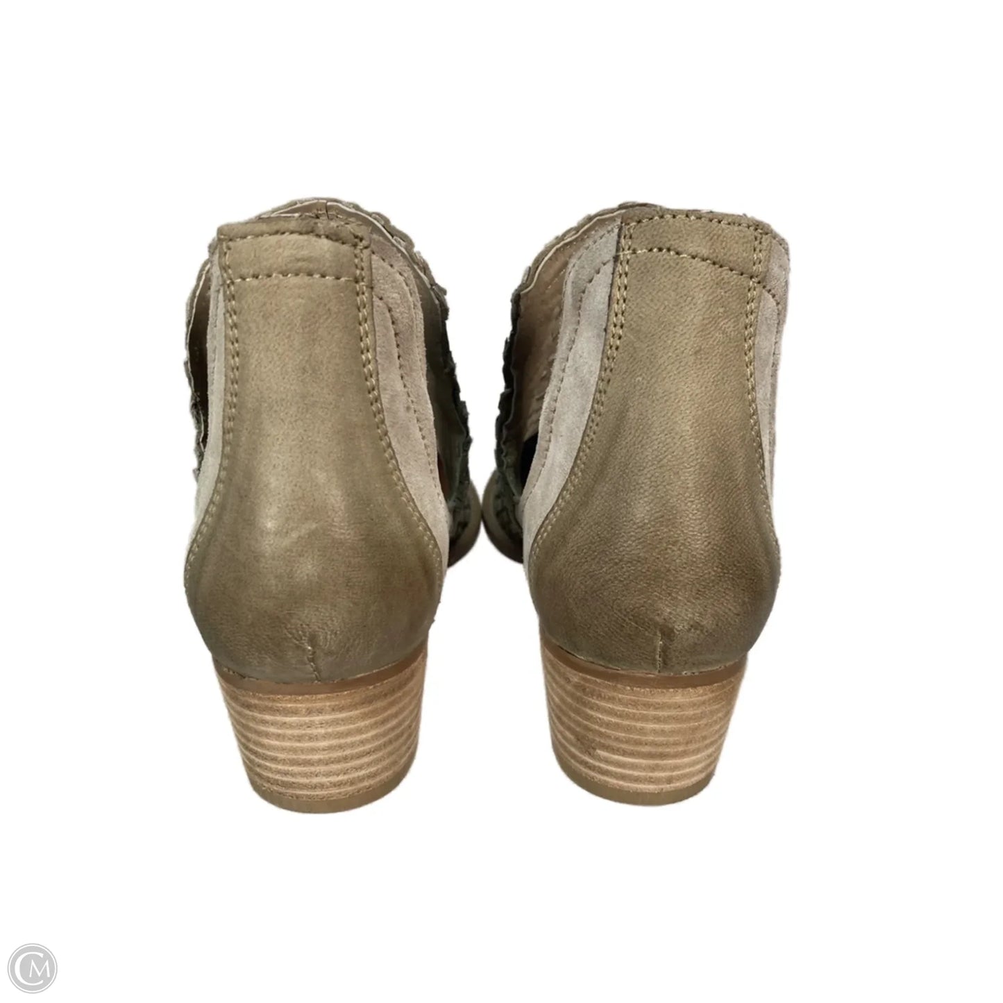 Boots Ankle Heels By Very Volatile In Cream, Size: 8