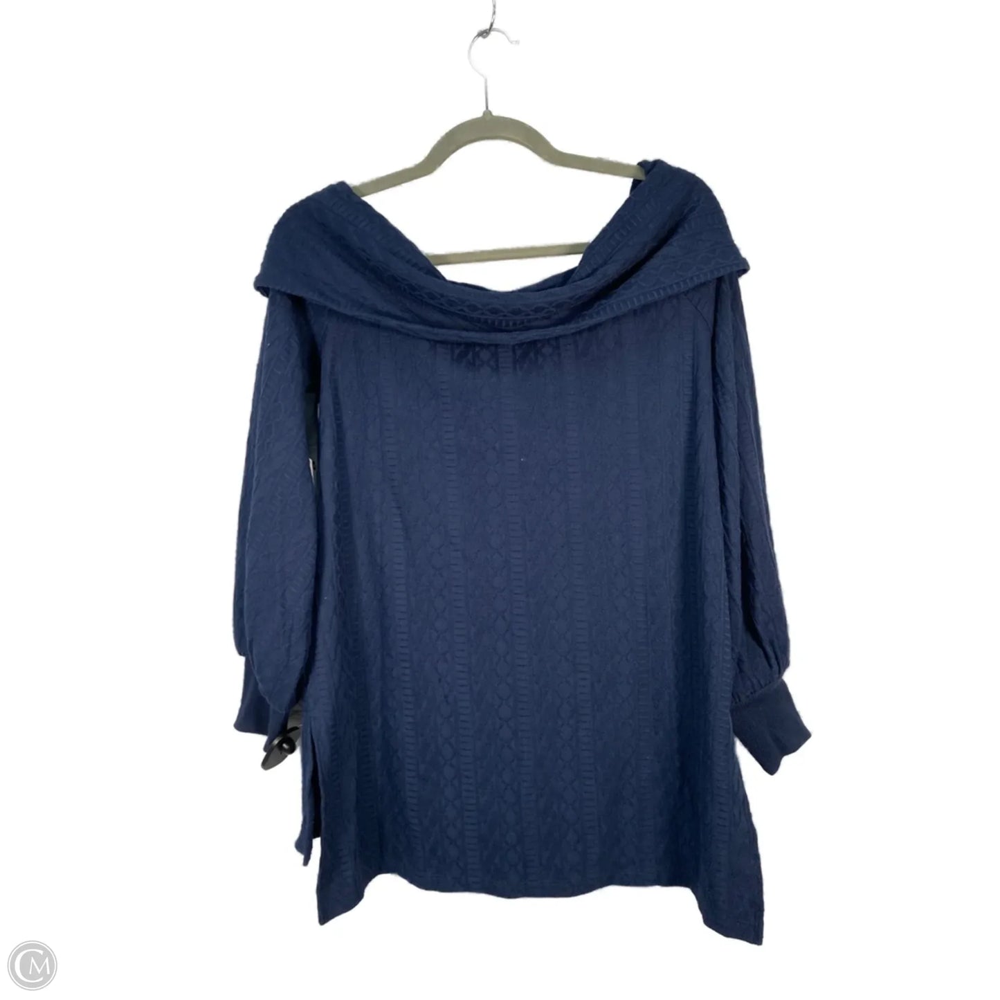 Sweatshirt Collar By Anthropologie In Blue, Size: S