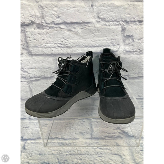 Shoes Sneakers By Sorel In Black & Grey, Size: 7