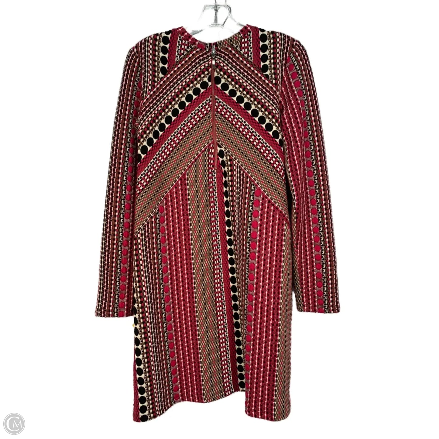 Dress Party Midi By Maeve In Brown & Pink, Size: S