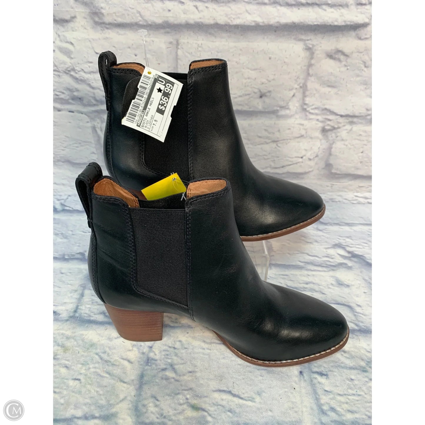 Boots Ankle Heels By Madewell In Black, Size: 7.5
