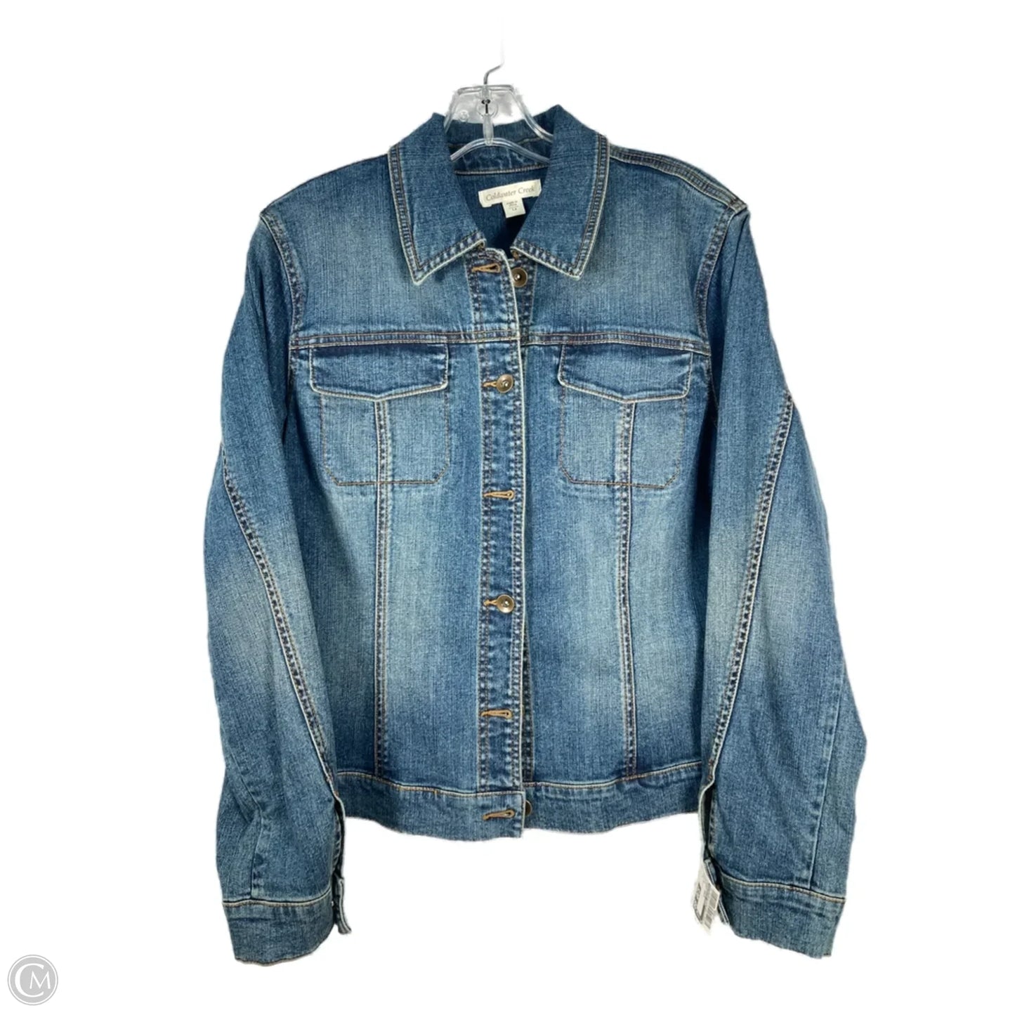 Jacket Denim By Coldwater Creek In Blue, Size: L