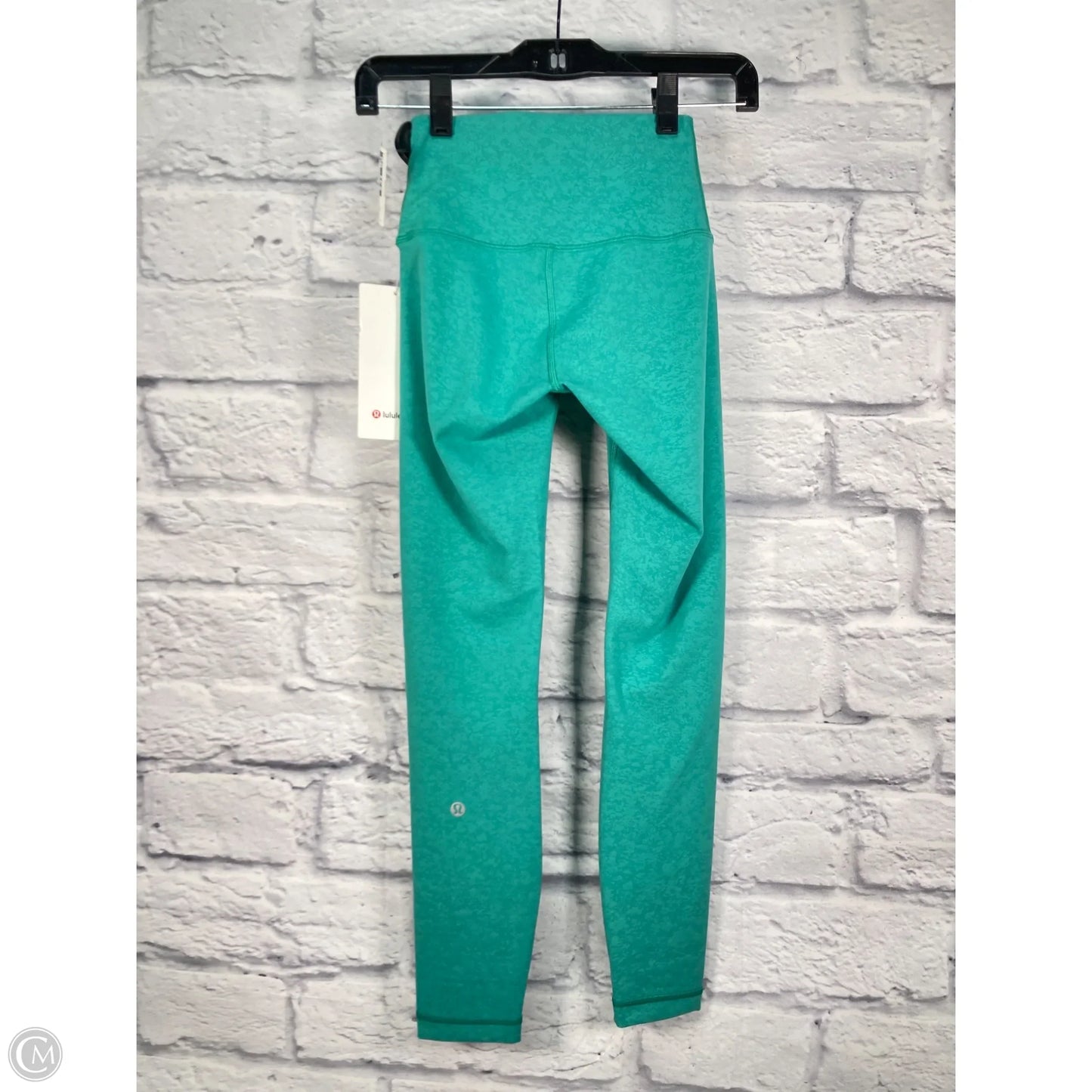 Athletic Leggings By Lululemon In Green, Size: Xs
