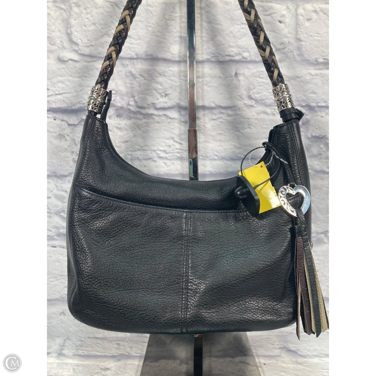 Handbag Leather By Brighton, Size: Medium