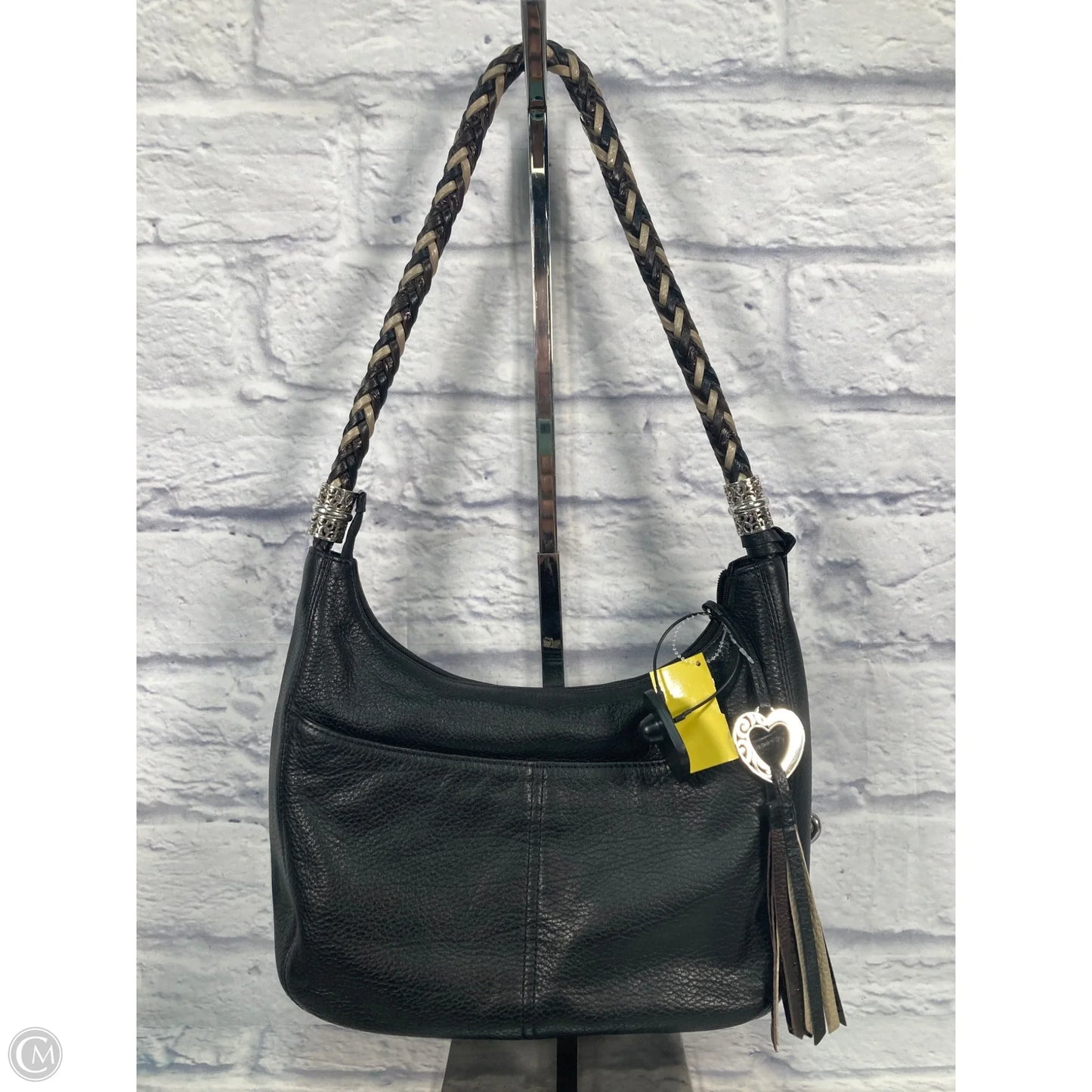 Handbag Leather By Brighton, Size: Medium