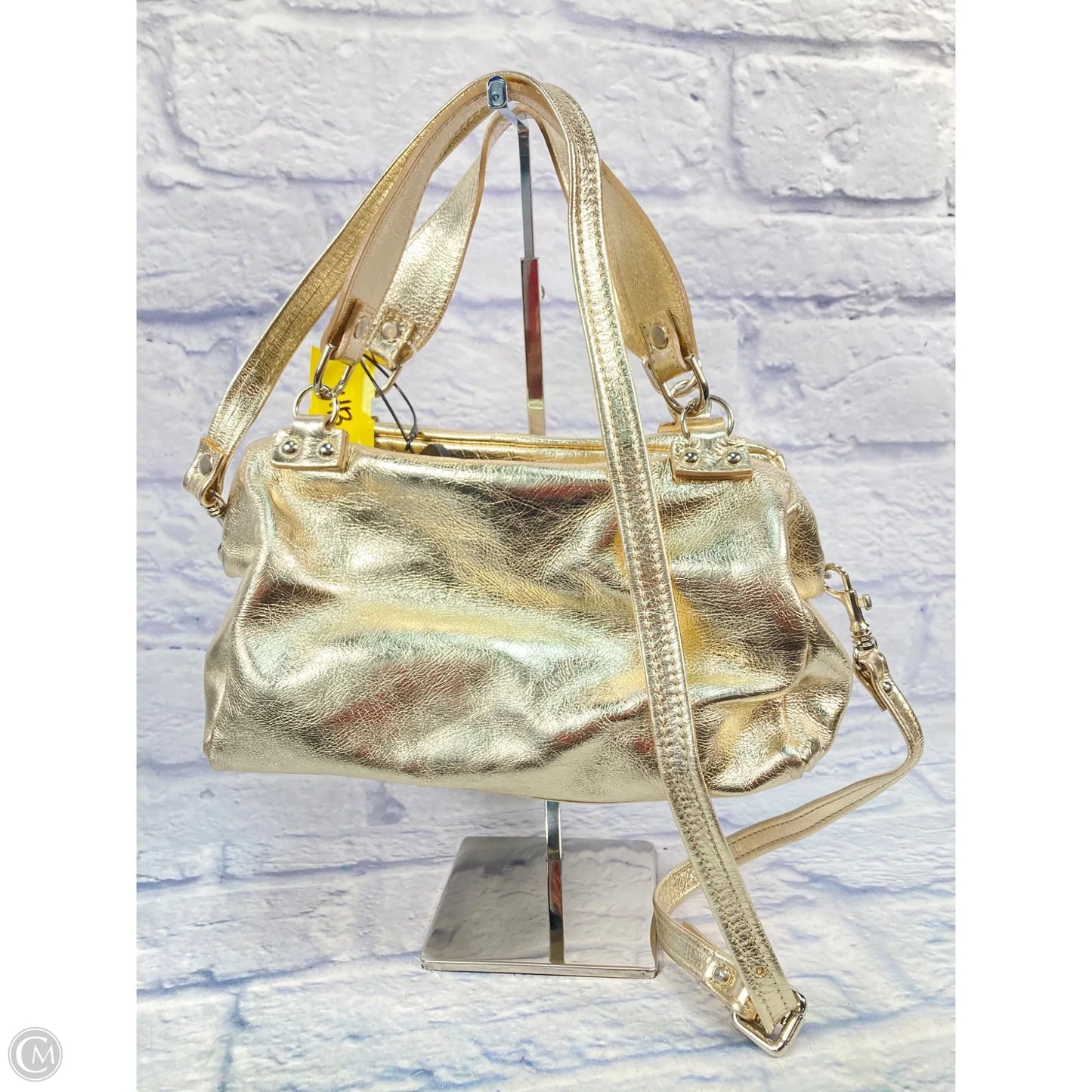 Handbag Leather By Clothes Mentor, Size: Medium