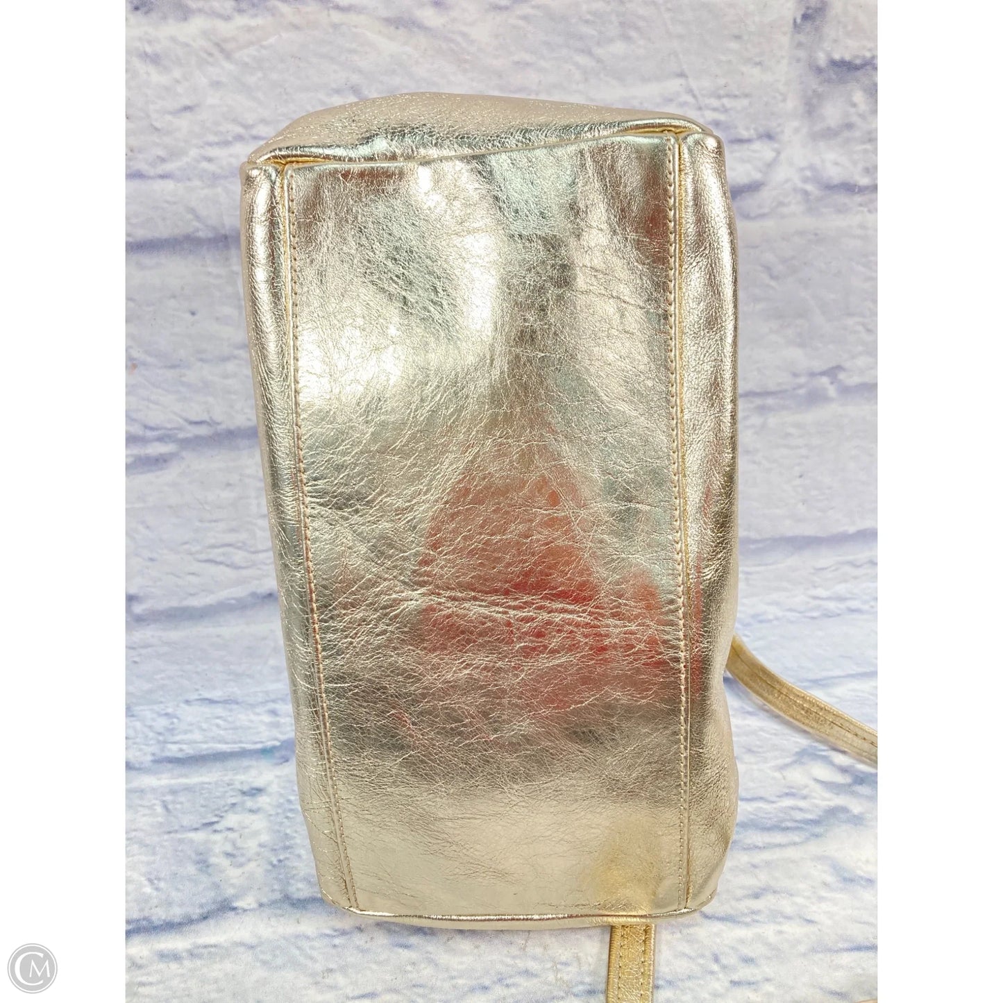 Handbag Leather By Clothes Mentor, Size: Medium