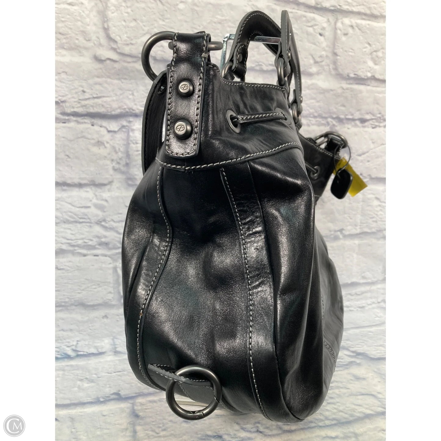 Handbag Leather By Clothes Mentor, Size: Large