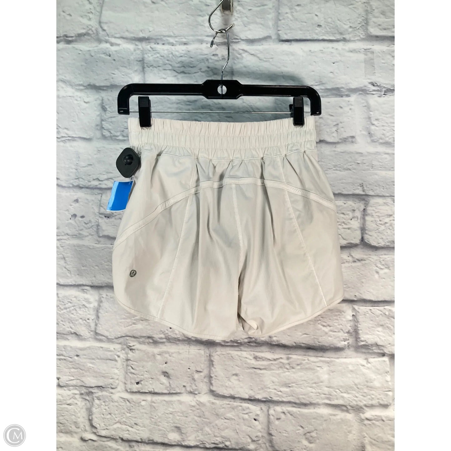 Athletic Shorts By Lululemon In White, Size: S