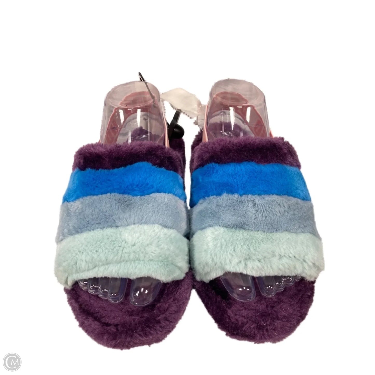 Slippers Designer By Ugg In Blue & Purple