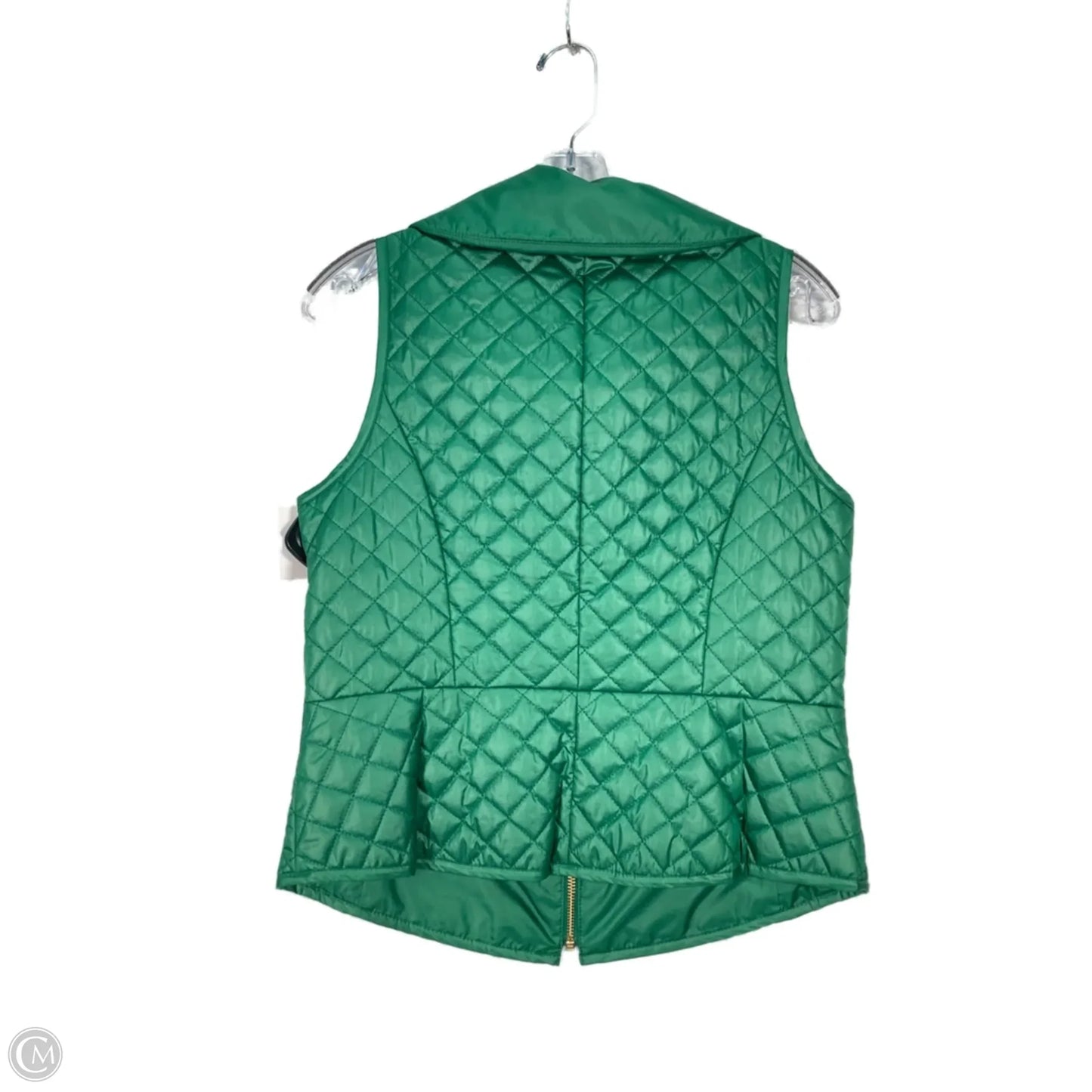 Vest Puffer & Quilted By Chicos In Green, Size: S