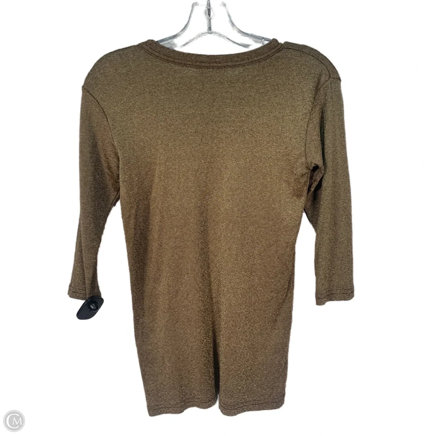 Top Long Sleeve By Michael Stars In Gold, Size: Osfm