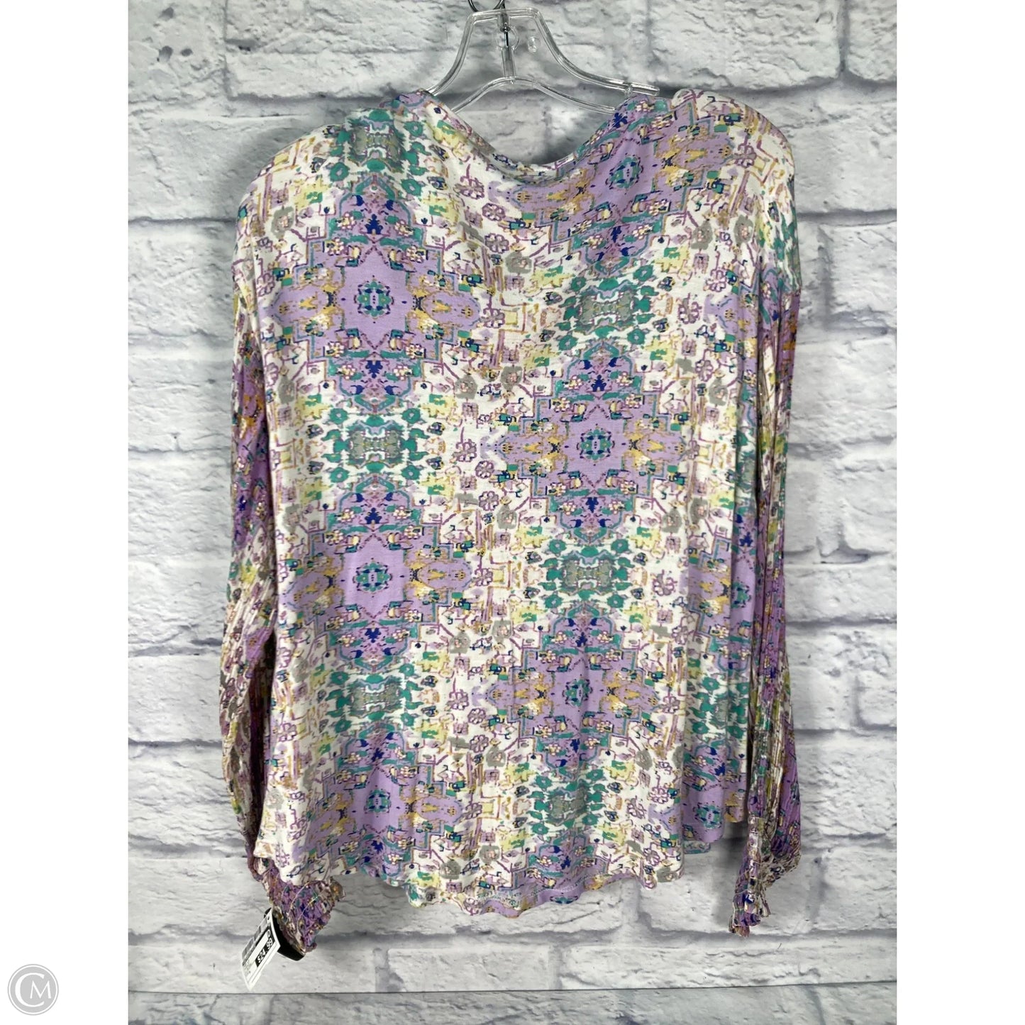 Top Long Sleeve By Anthropologie In Purple, Size: S